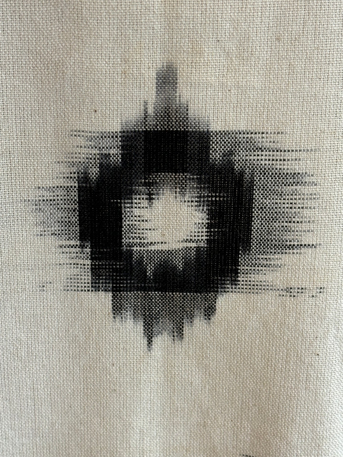 Vestido ISKIA ikat circles