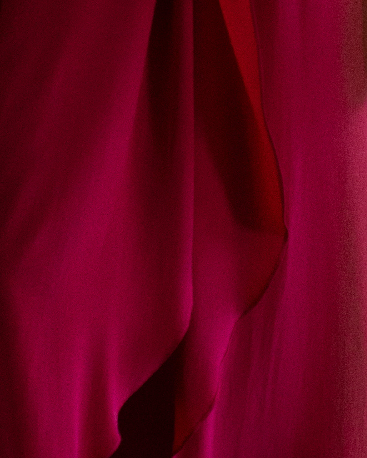 Vestido ATENA seda cereja