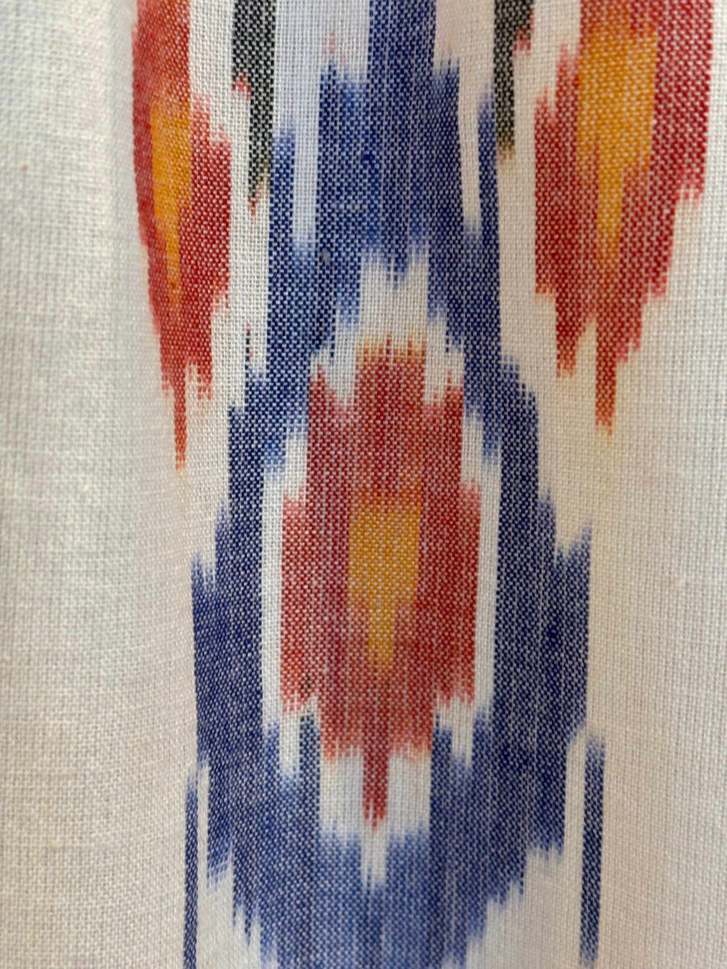Vestido PATNA ikat bhuta azul