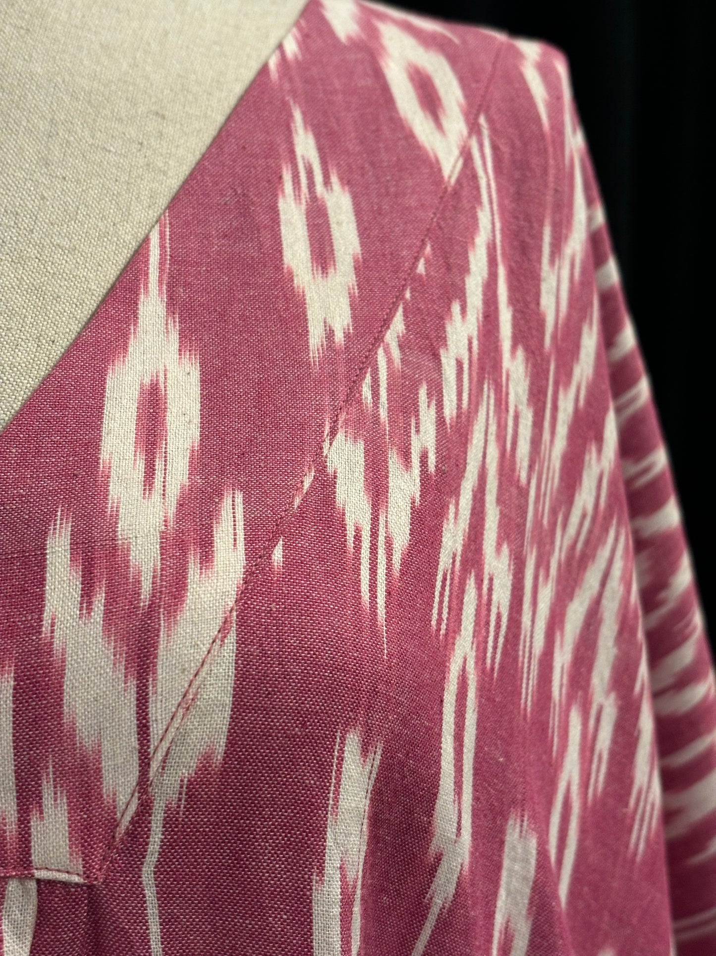 Kaftan MALABAR ikat rosa