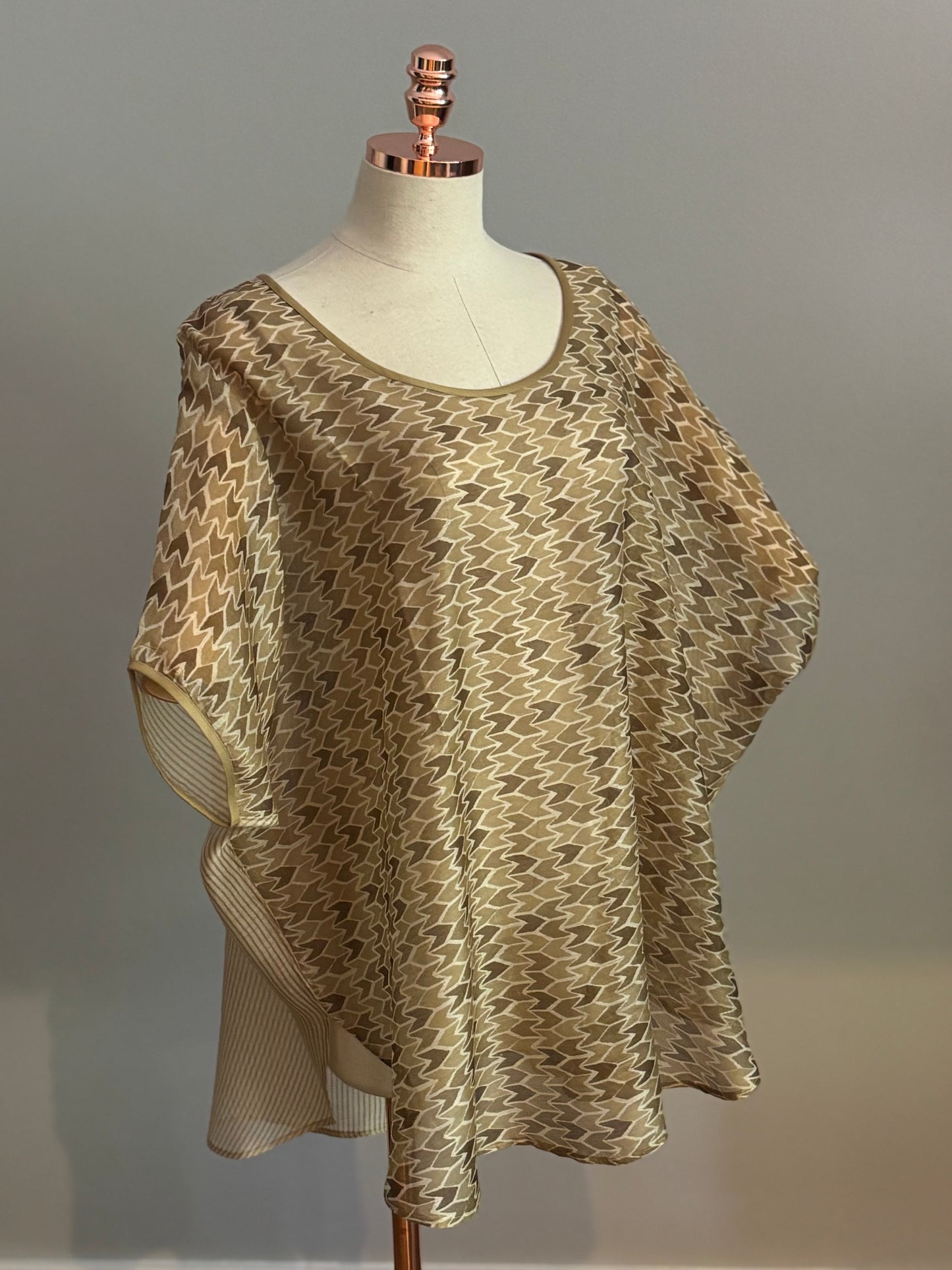 Blusa EVORA seda Tussar
