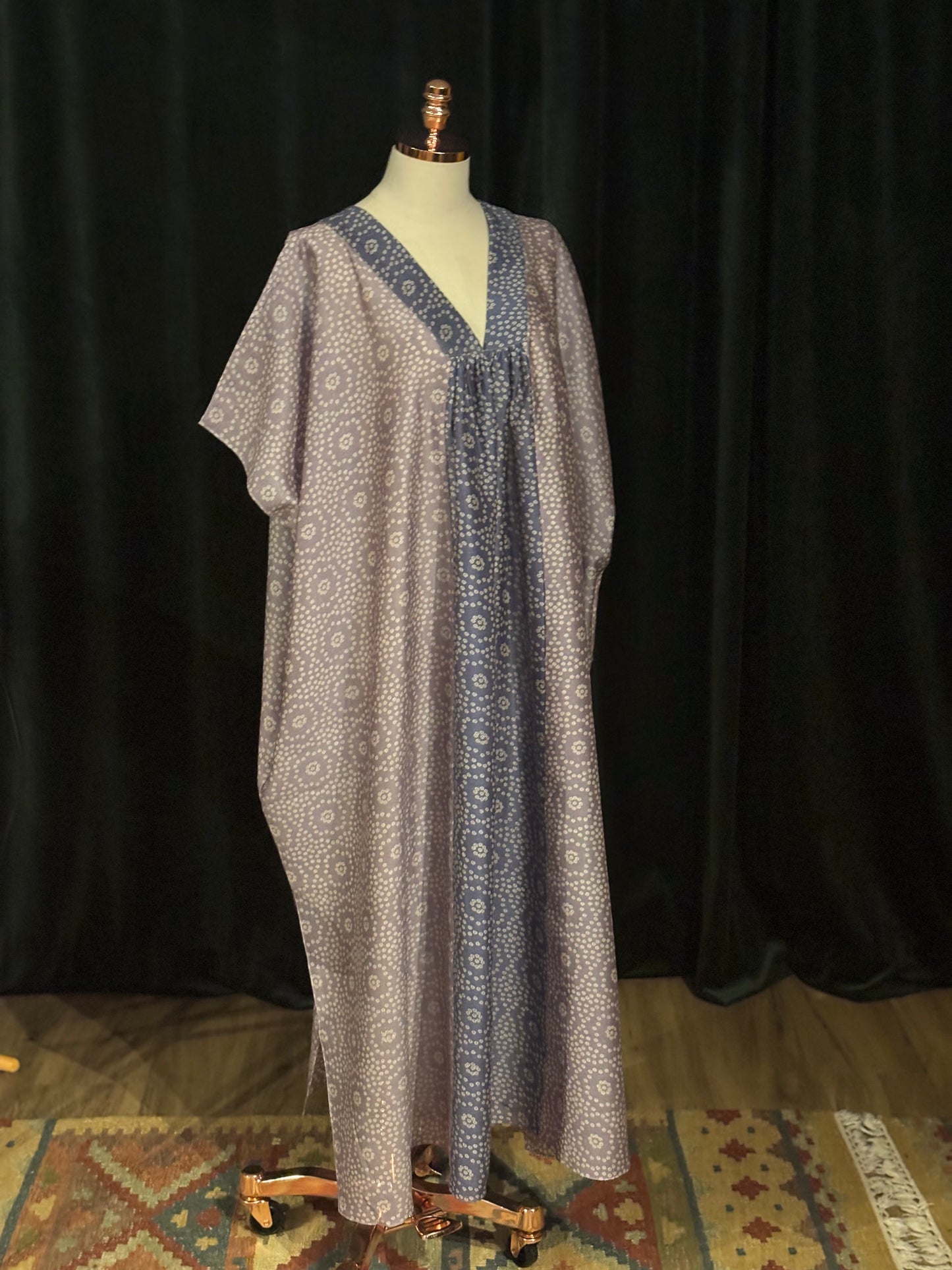 Kaftan MALABAR CHANDERI lilás