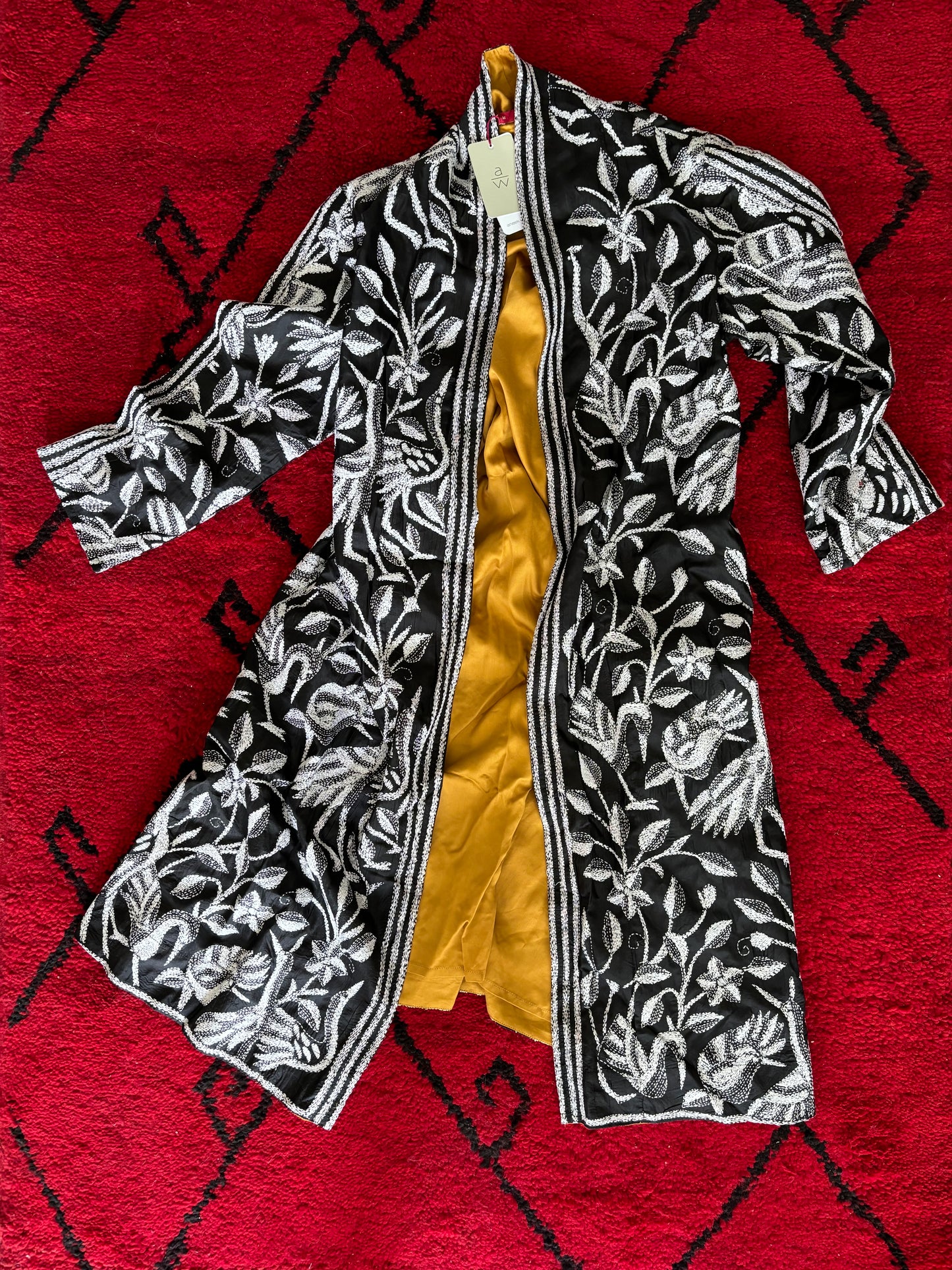 Overcoat KHANTA Seda Bordado