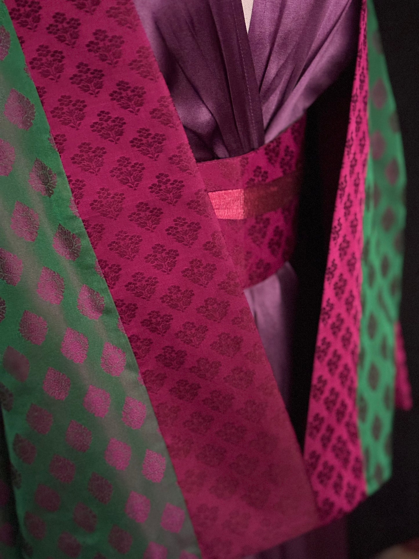 Kimono Seda TANCHOI verde