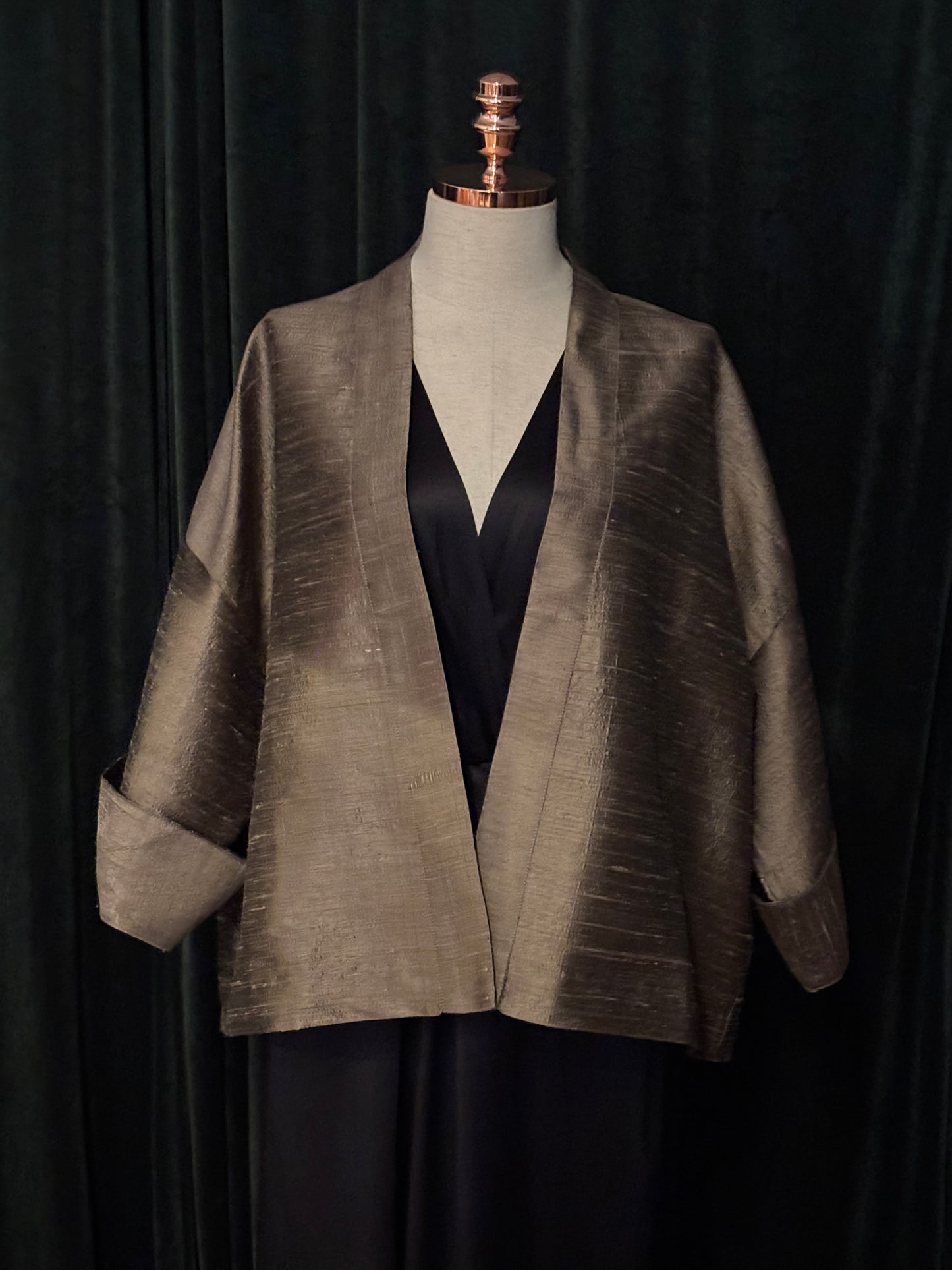 Kimono USBEKI silk & velvet fendi
