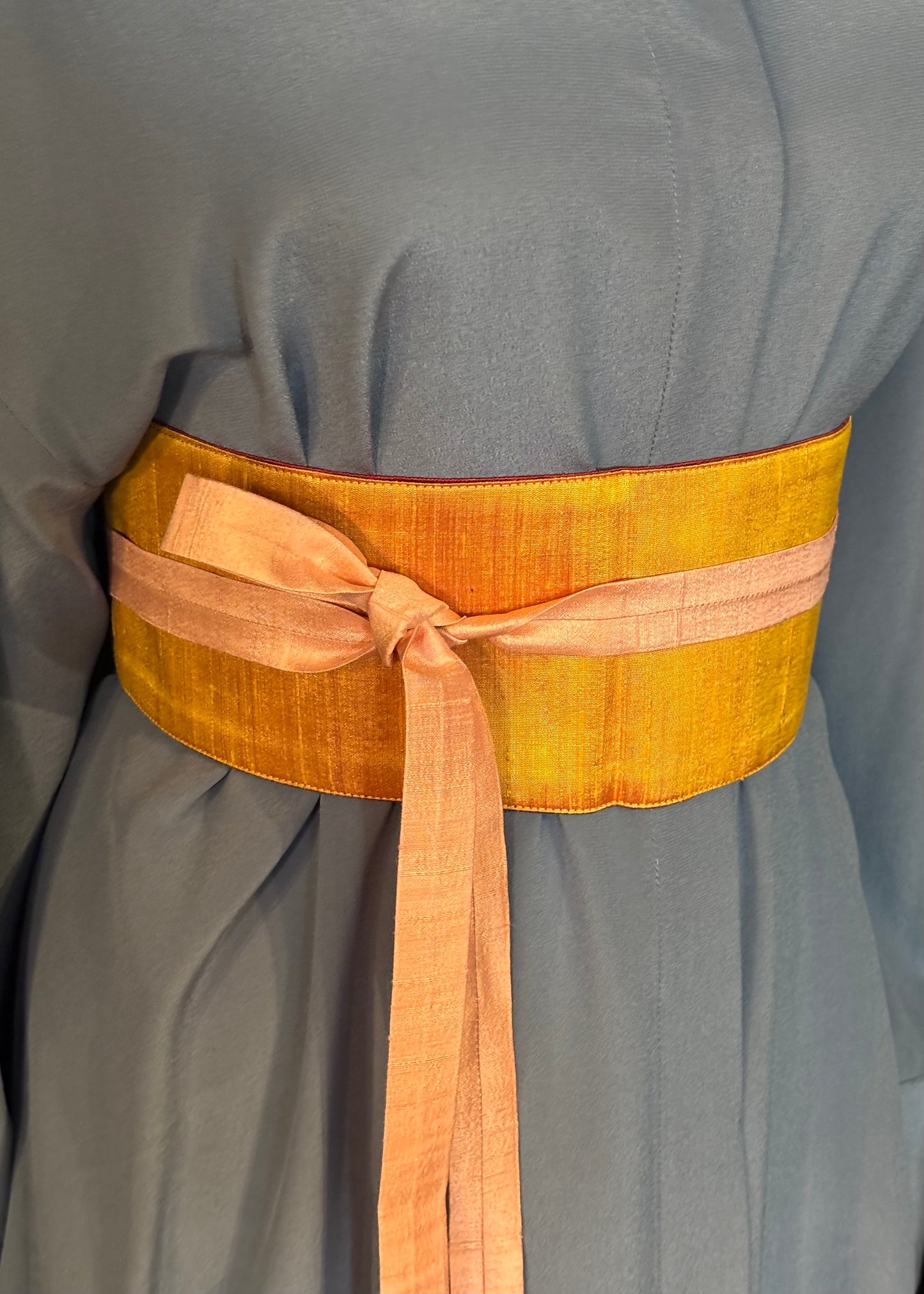 Cinto OBI carmim/amarelo
