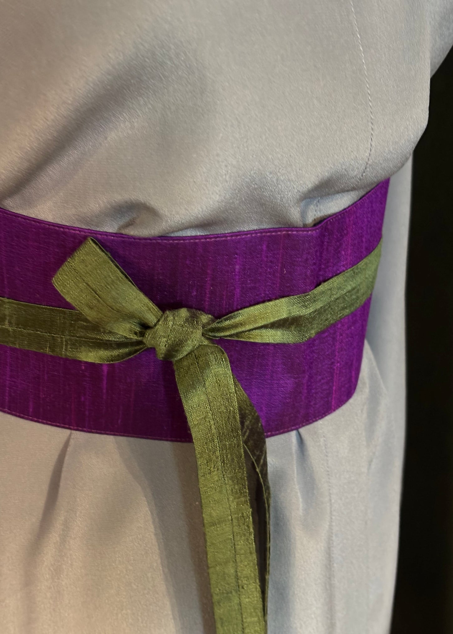 Cinto OBI azul/roxo