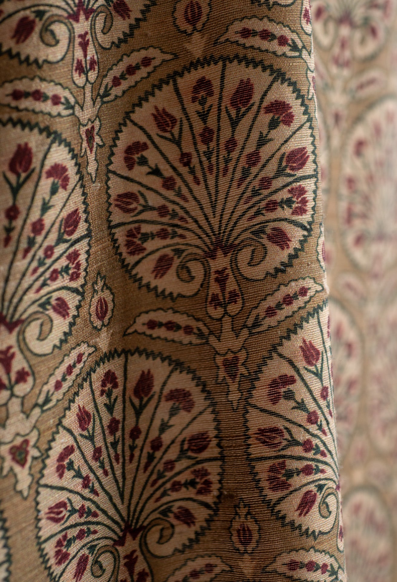 Vestido LaPlage tussar print gold