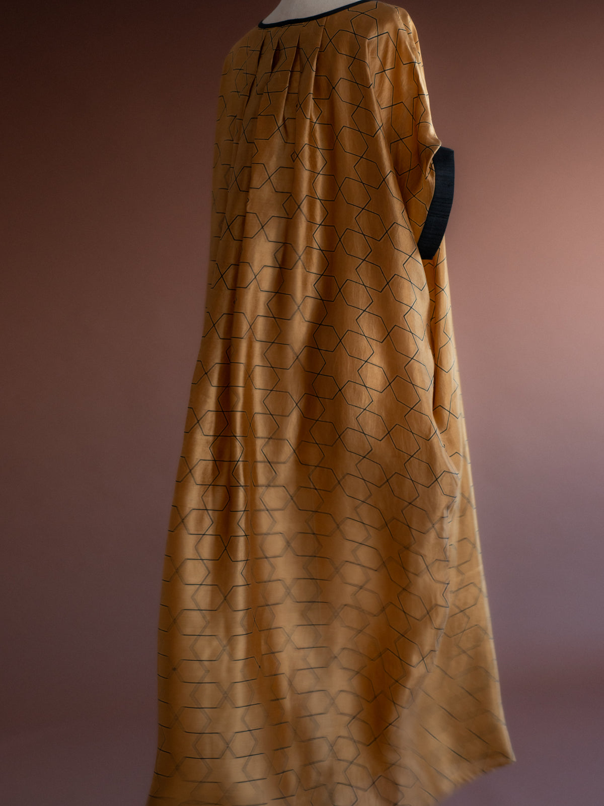 Vestido LA PLAGE jaali gold