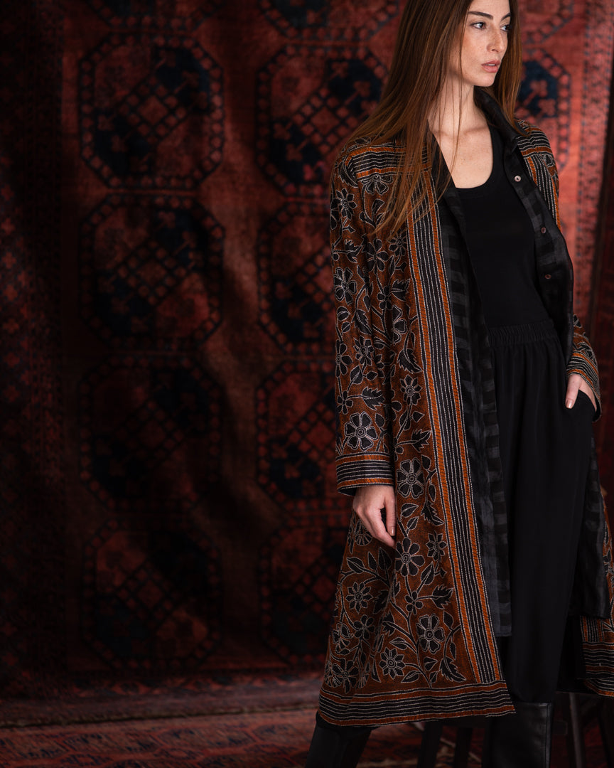 Overcoat KANTHA cobre