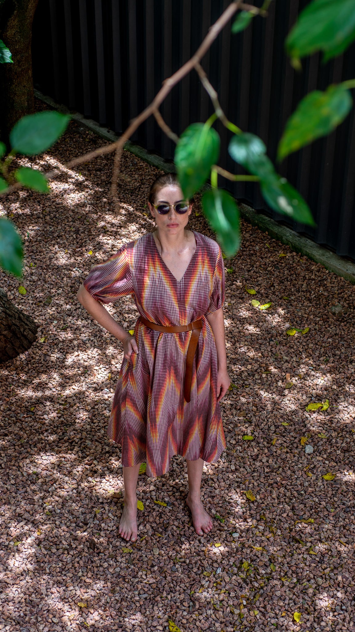 OSTUNI ikat flame dress