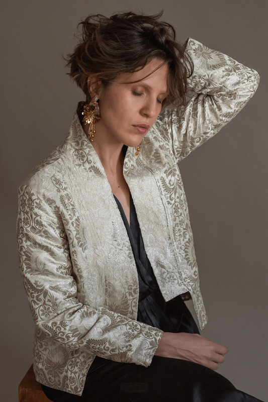 Jaqueta BROCADO Benarsi off