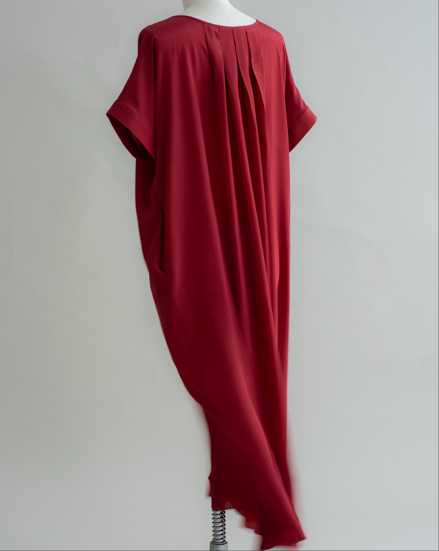 Vestido LaPlage seda cereja