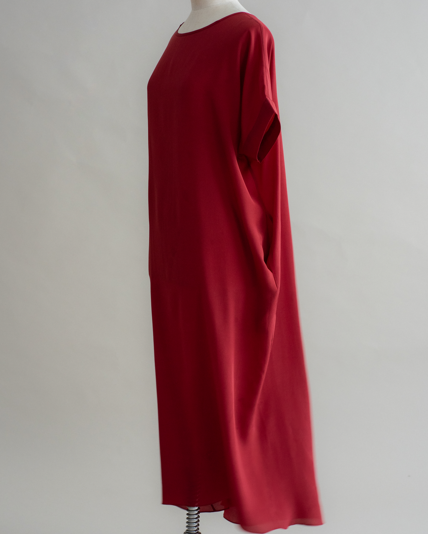 Vestido LaPlage seda cereja
