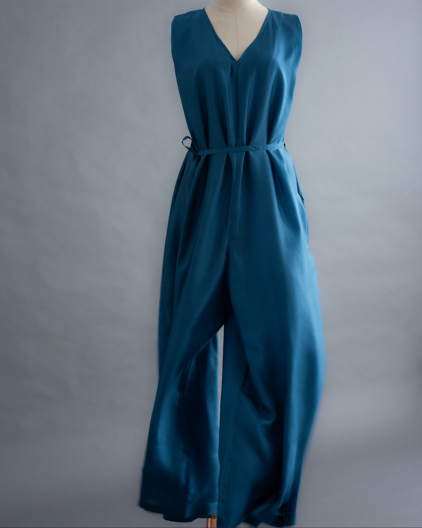 Jumpsuit INDOCHINE indigo silk
