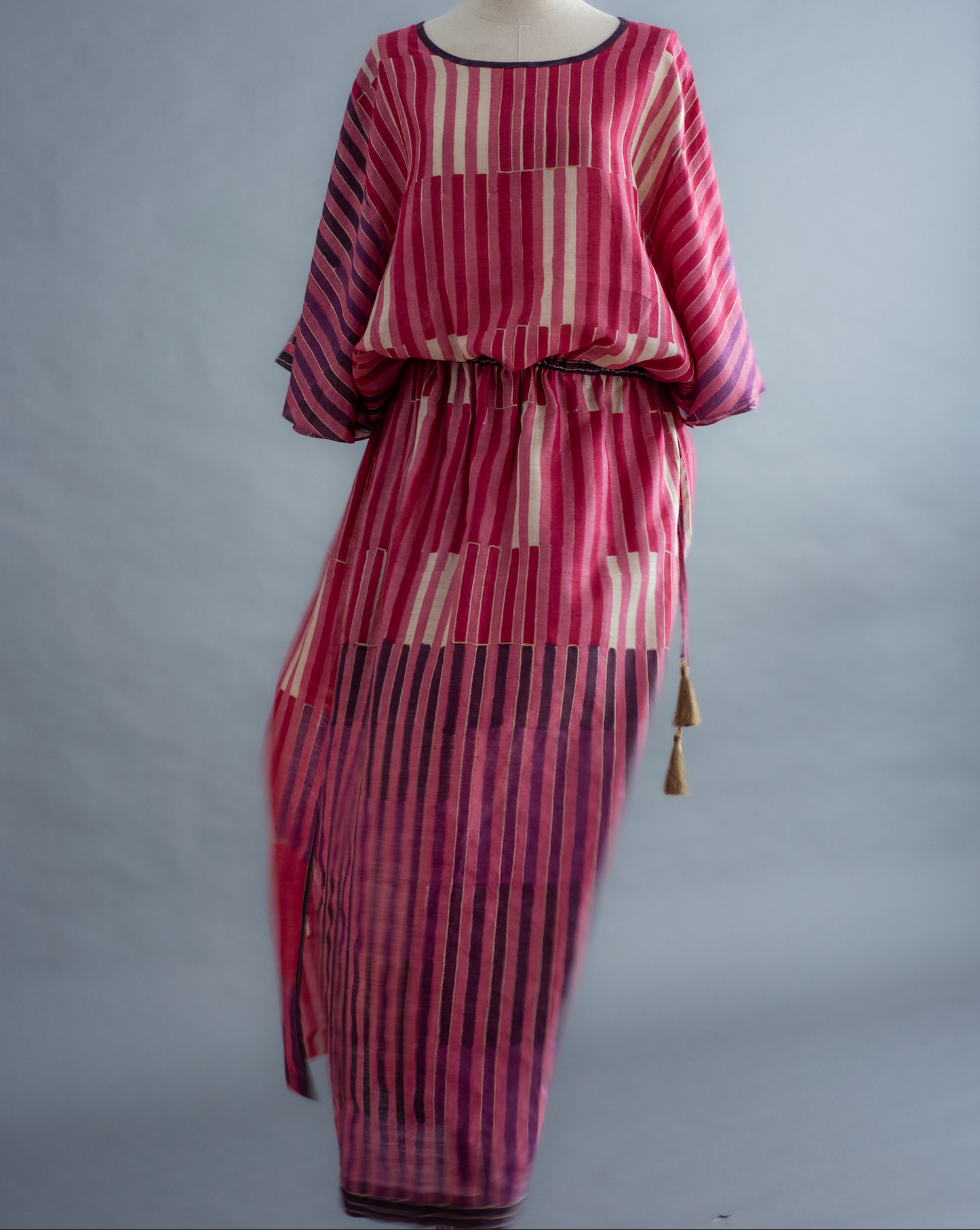 NISHAAT pink mugha silk dress