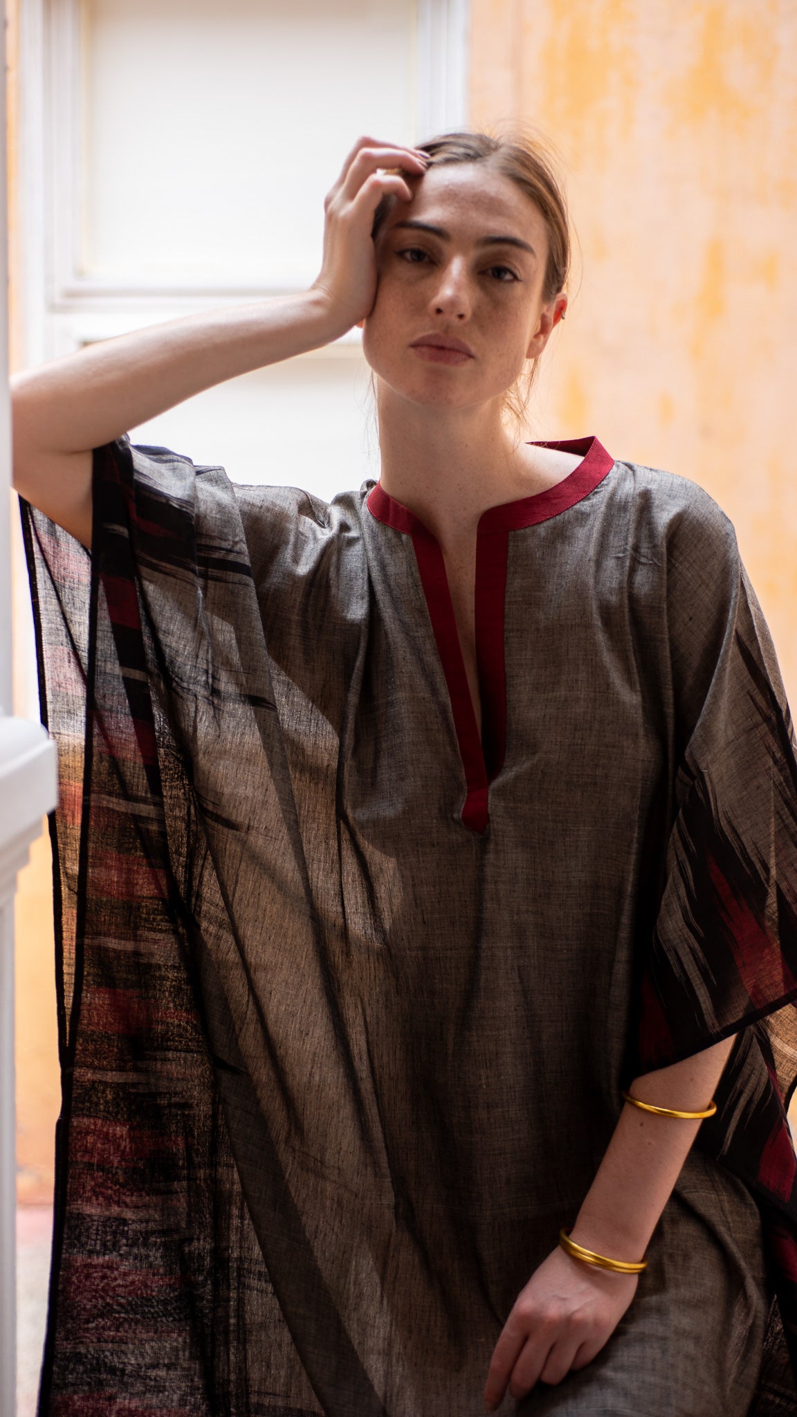 Kaftan EL FENN ikat grafiti