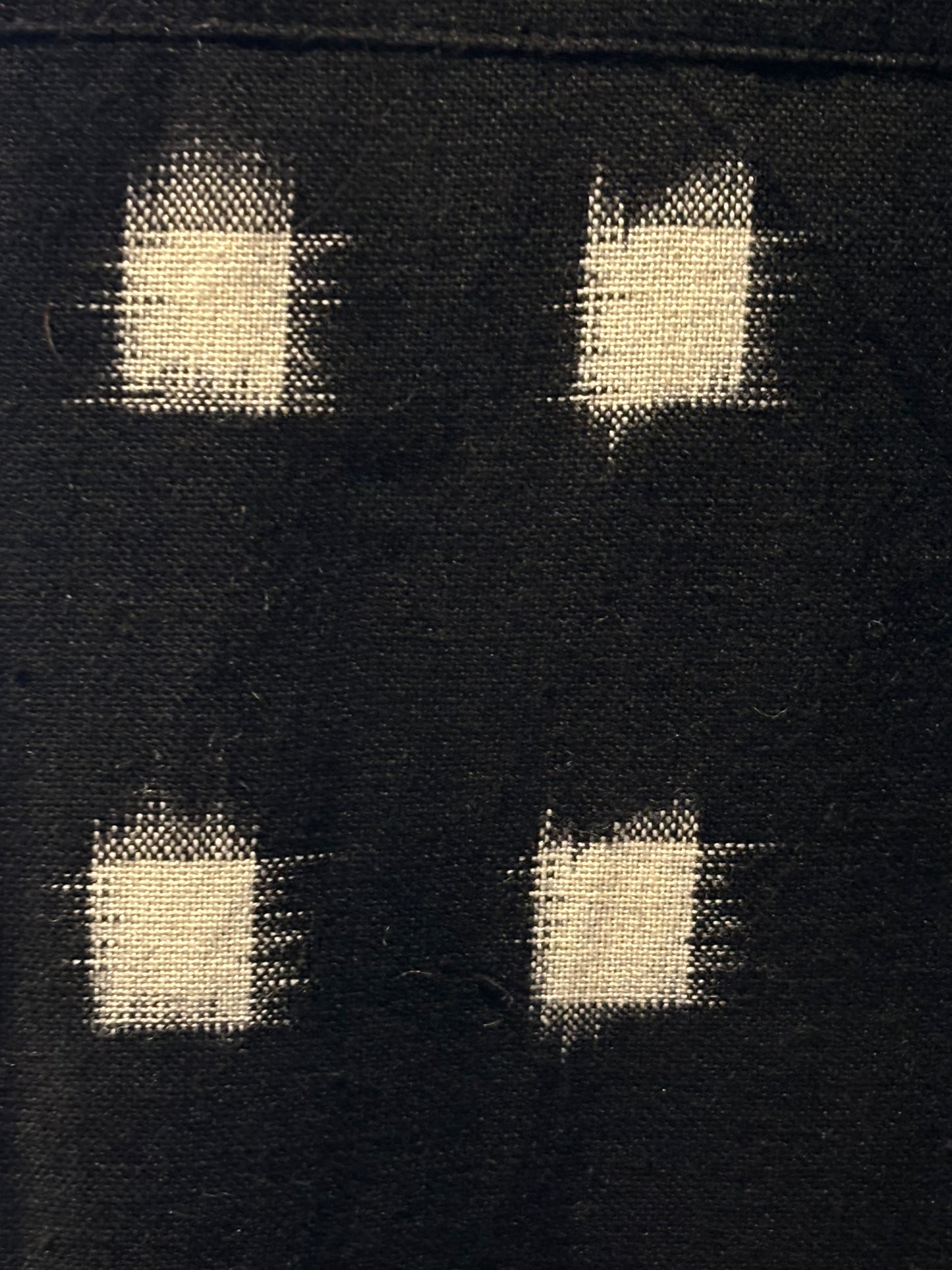 Camisa IKAT Cropped preta
