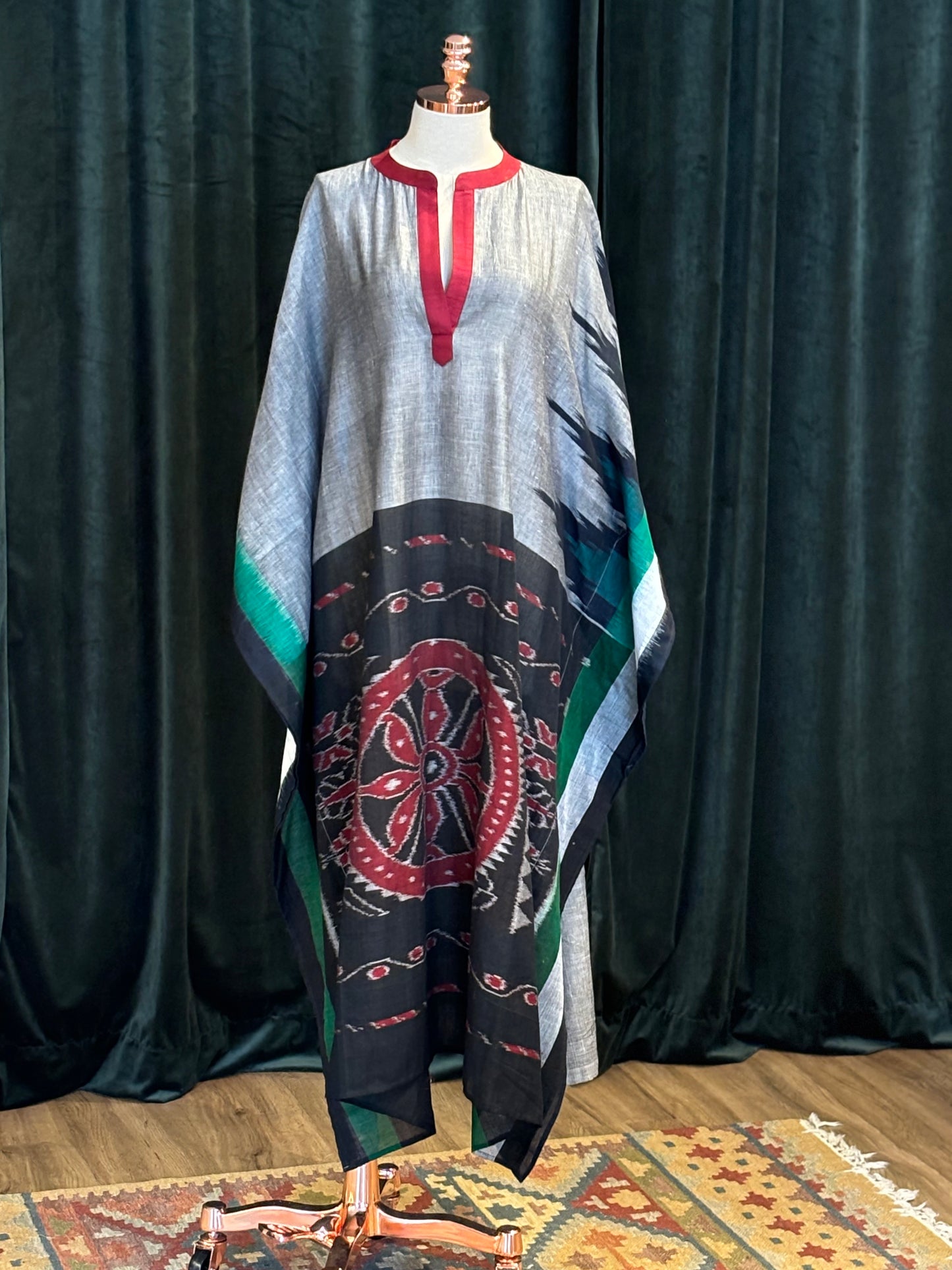 Kaftan EL FENN ikat grafiti
