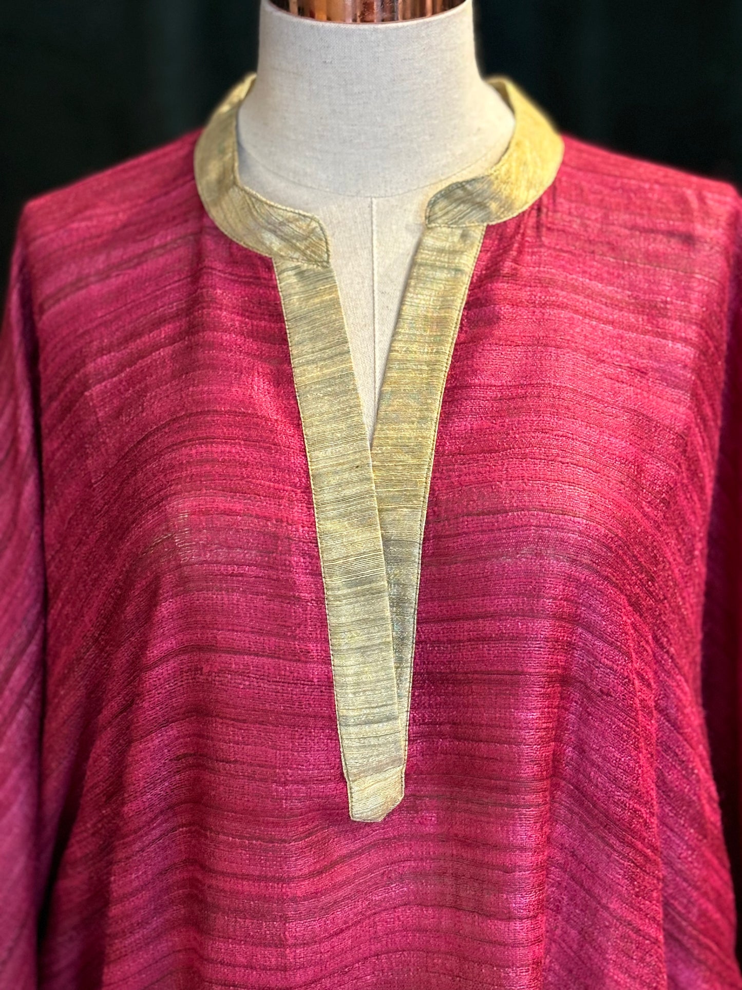 Kaftan  EL FENN seda mugha burgundy