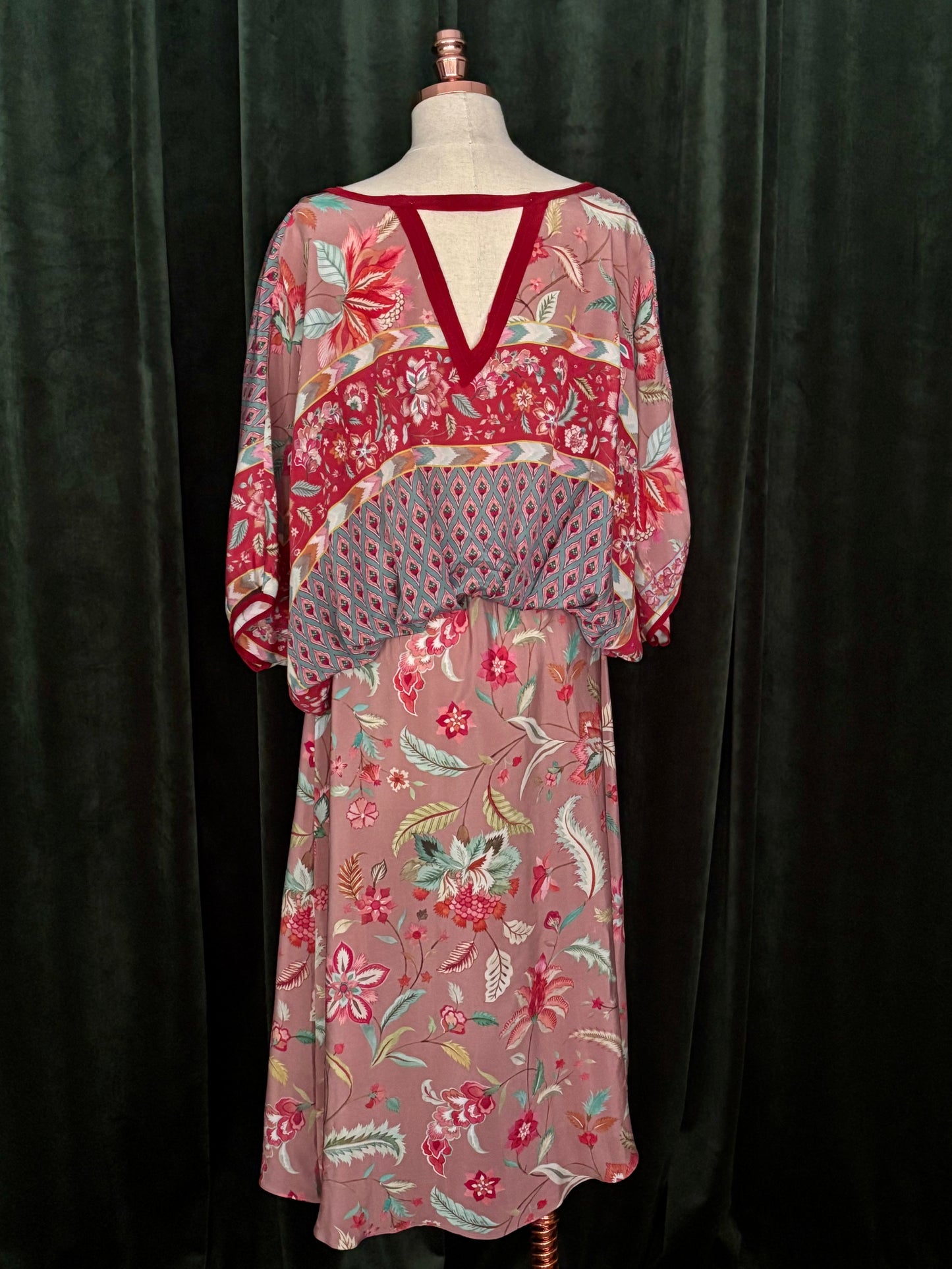AMALFI dress floral rosé