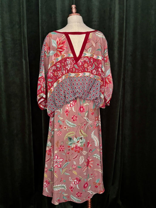 AMALFI dress floral rosé
