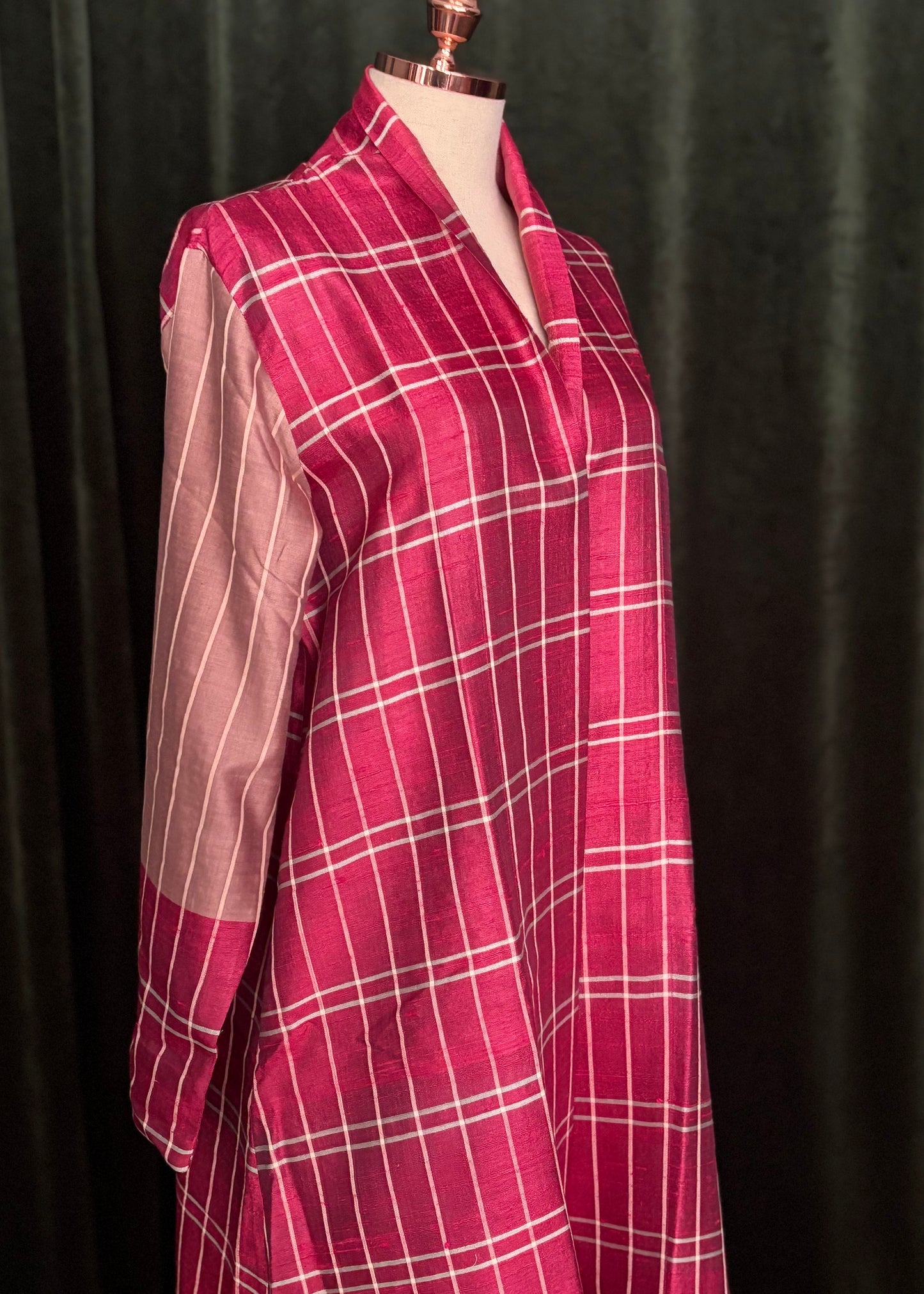 Overcoat TUSSAR SILK carmim