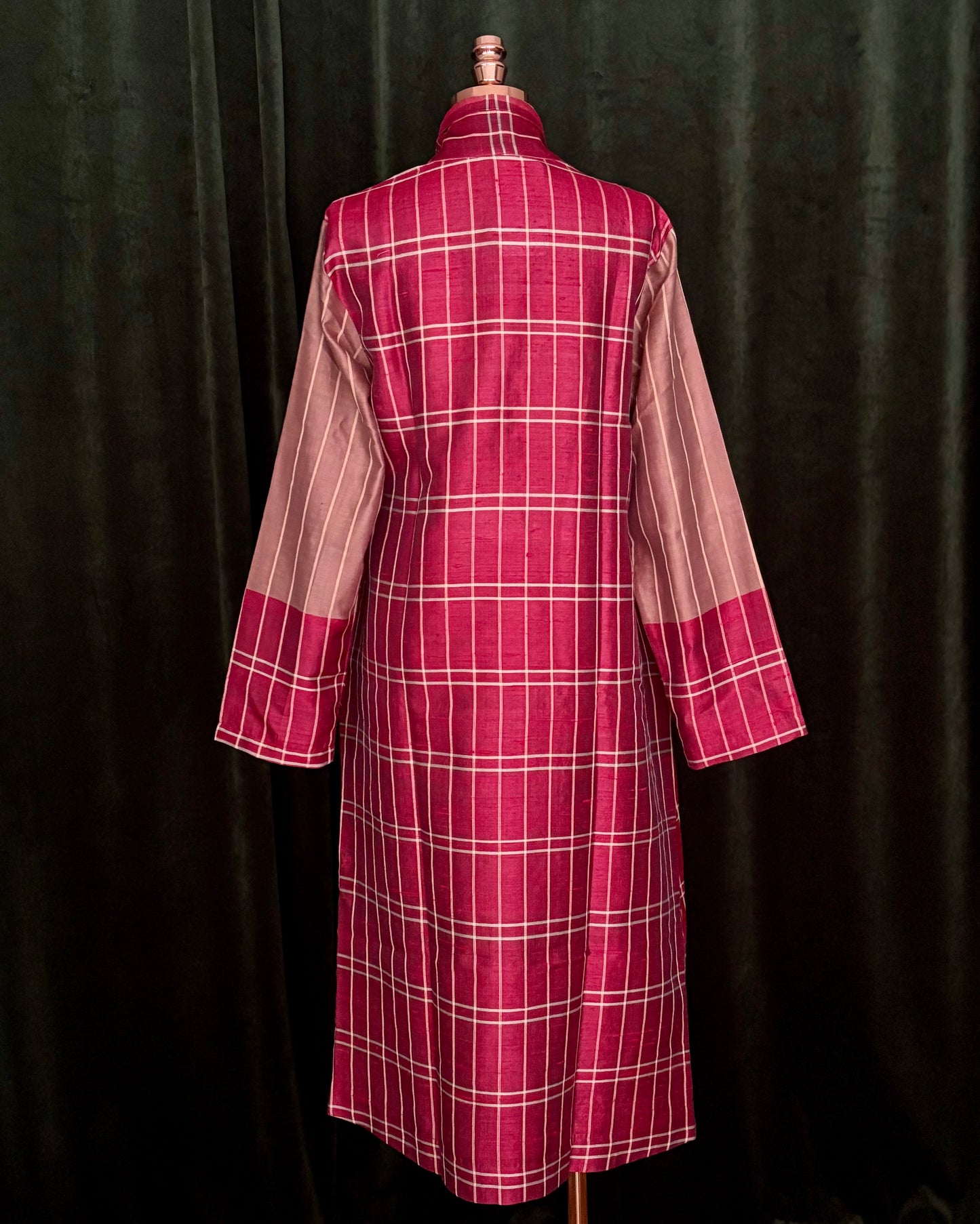 Overcoat TUSSAR SILK carmim