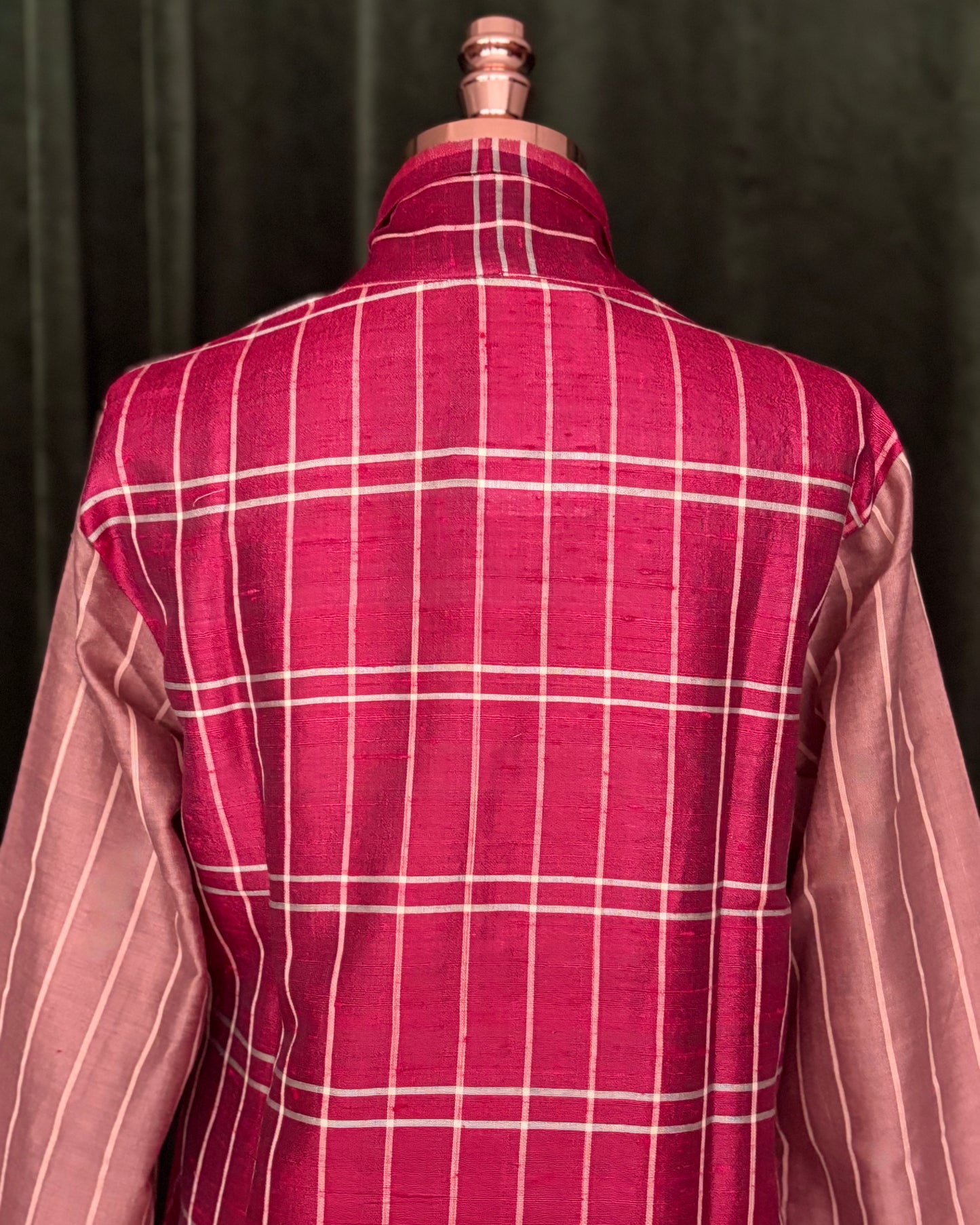 Overcoat TUSSAR SILK carmim