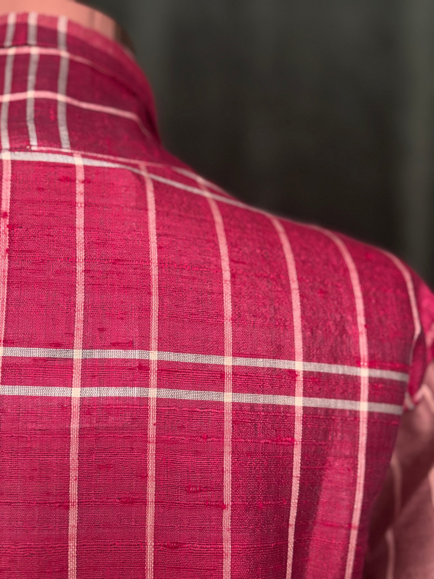 Overcoat TUSSAR SILK carmim