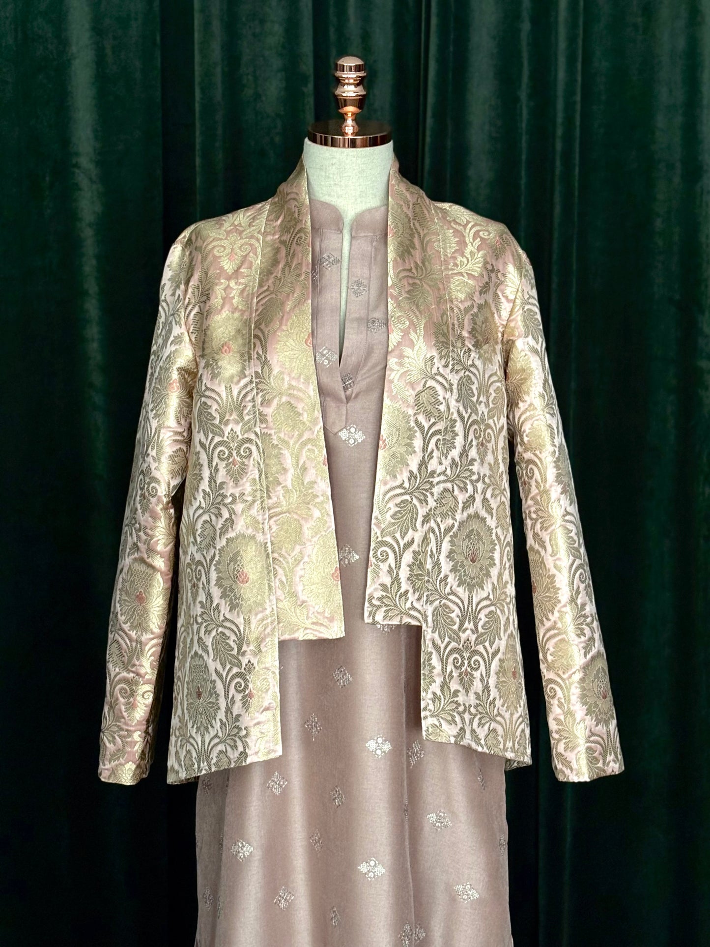 Jaqueta Brocado Benarsi rosé