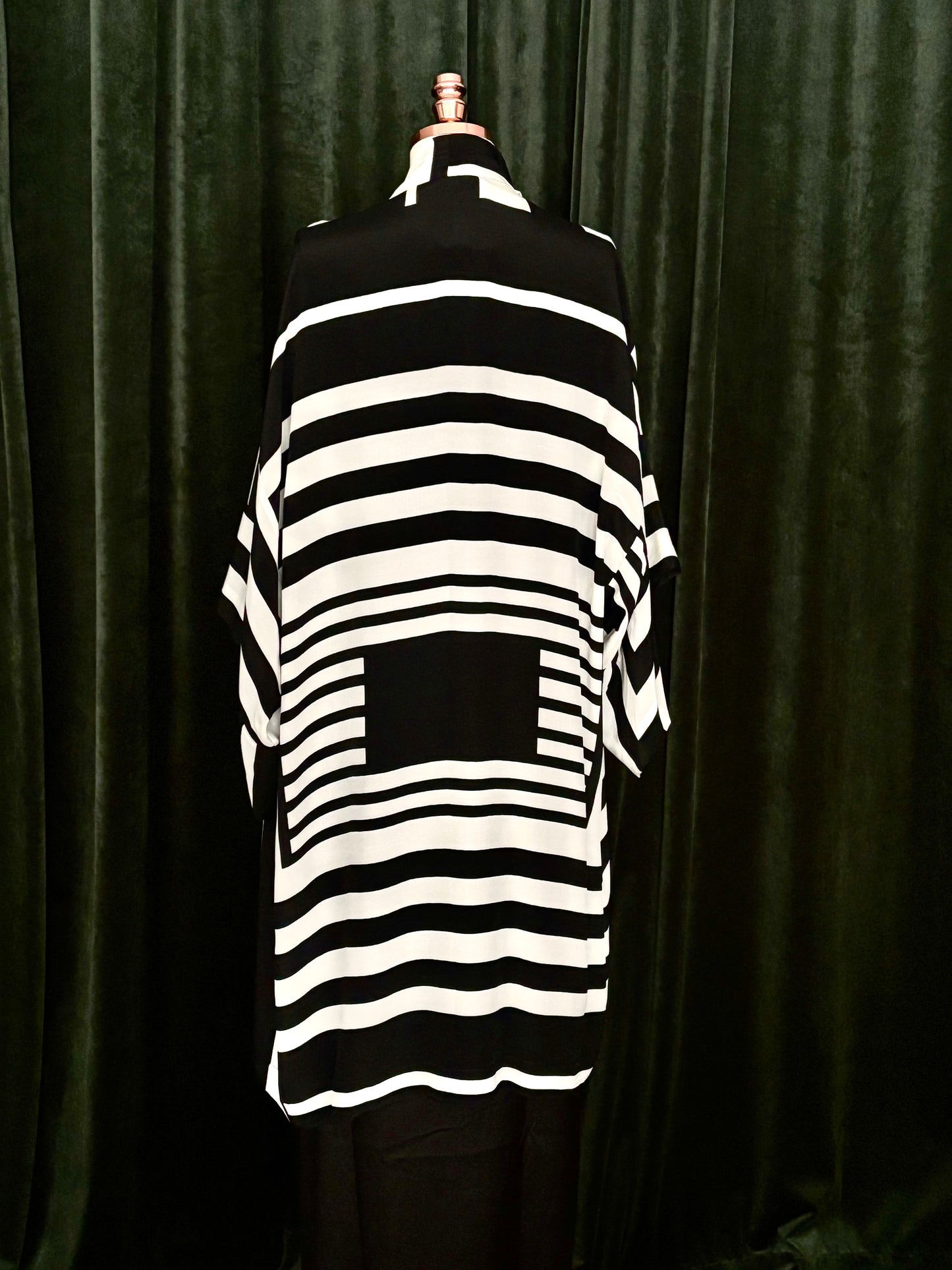 Kimono seda pura GEOMÈTRICO