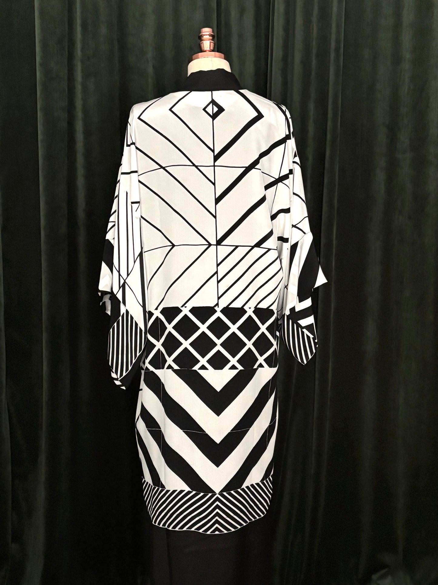 Kimon GEOMÉTRICO seda pura