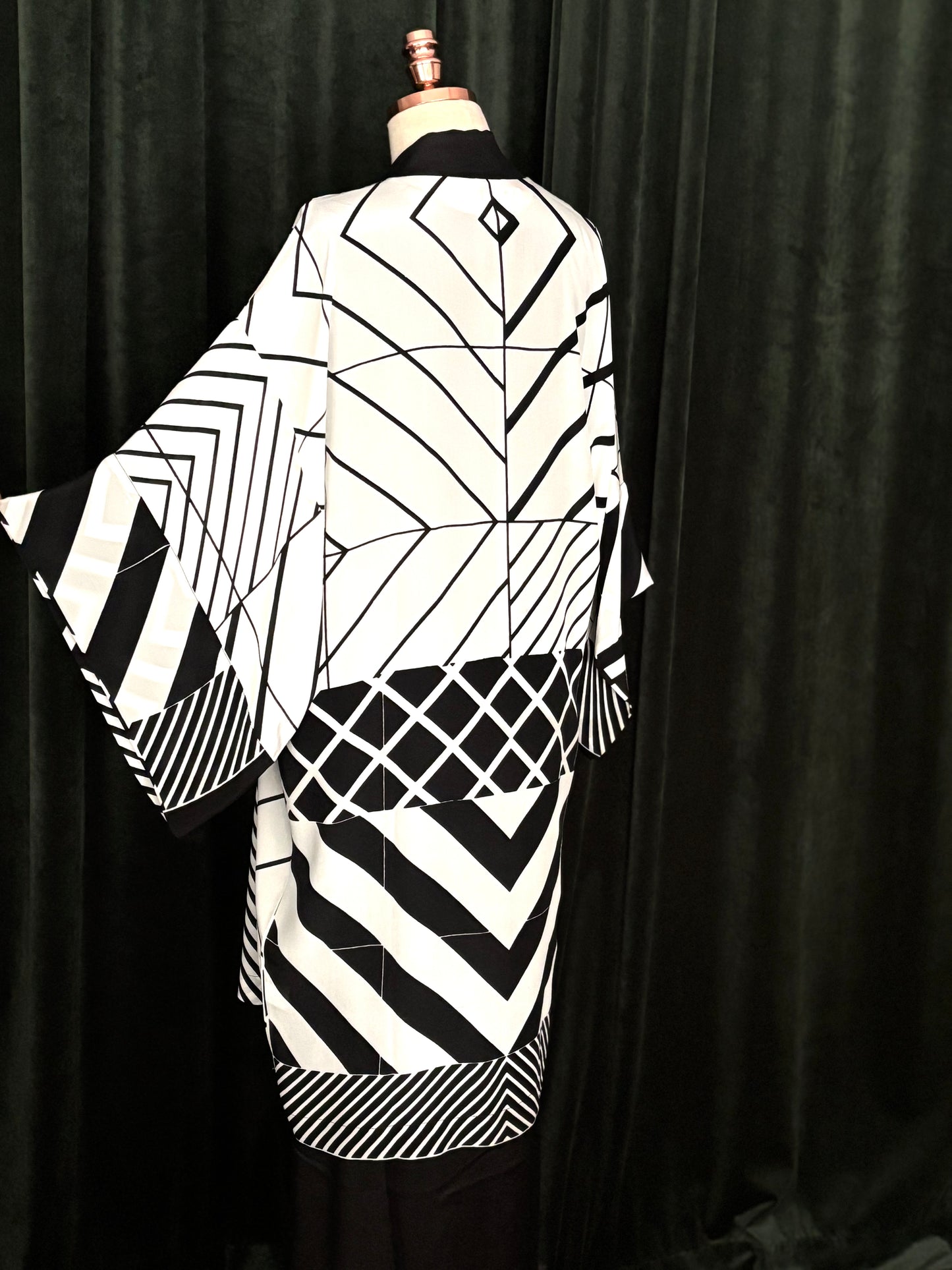 Kimon GEOMÉTRICO seda pura