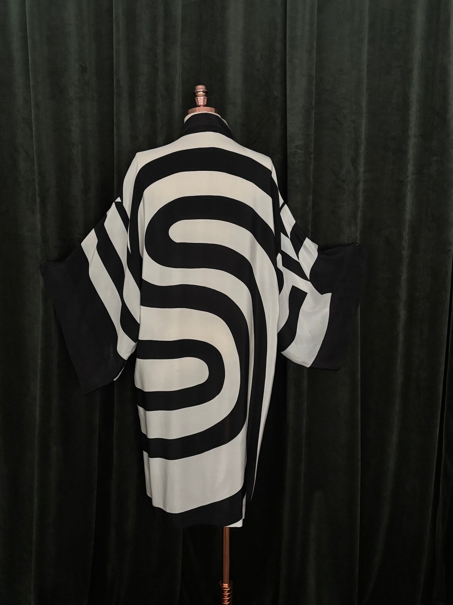 KIMONO GEOMÈTRICO seda