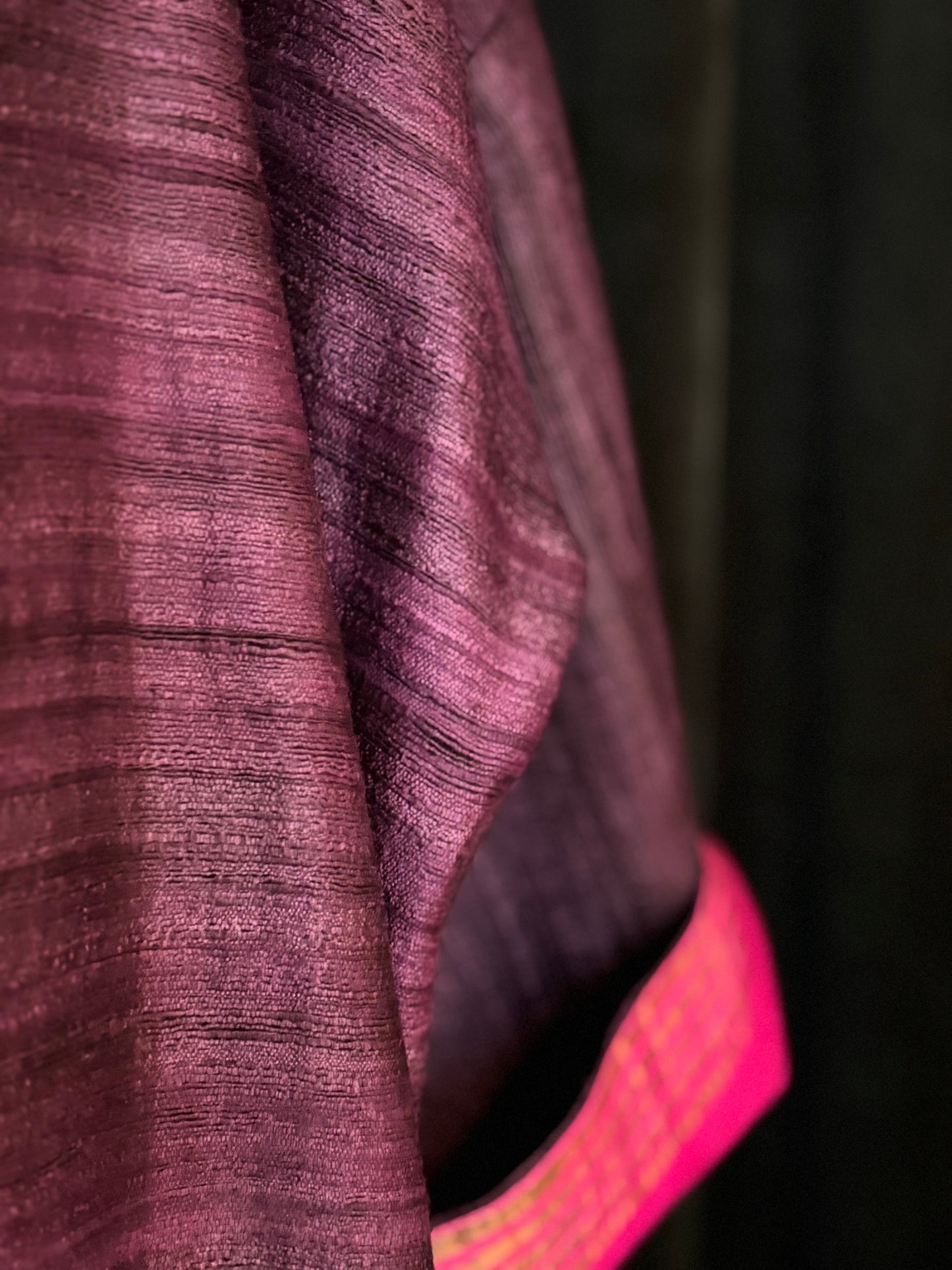 Kimono AGRA seda selvagem púrpura