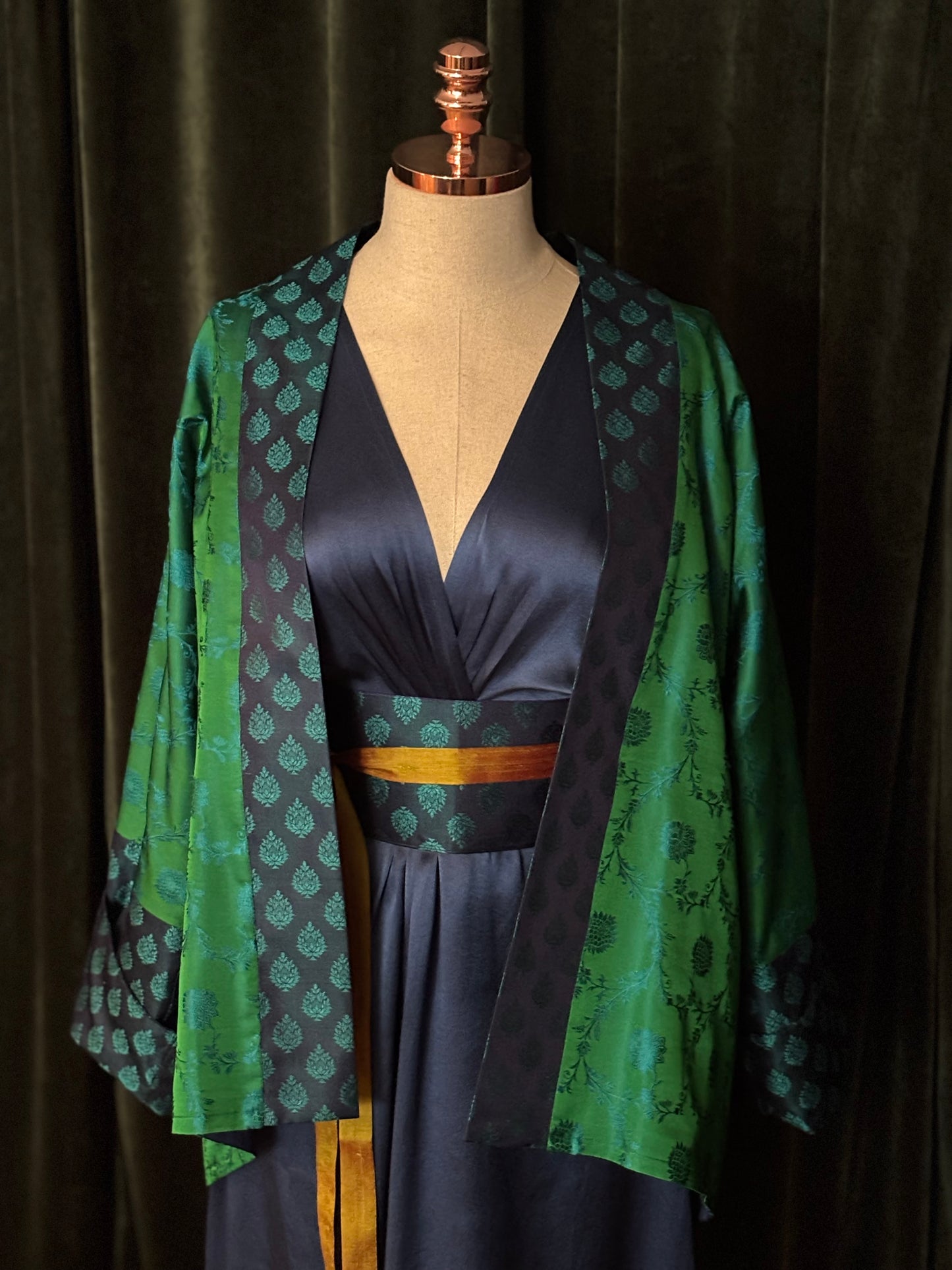 Kimono Seda TANCHOI verde