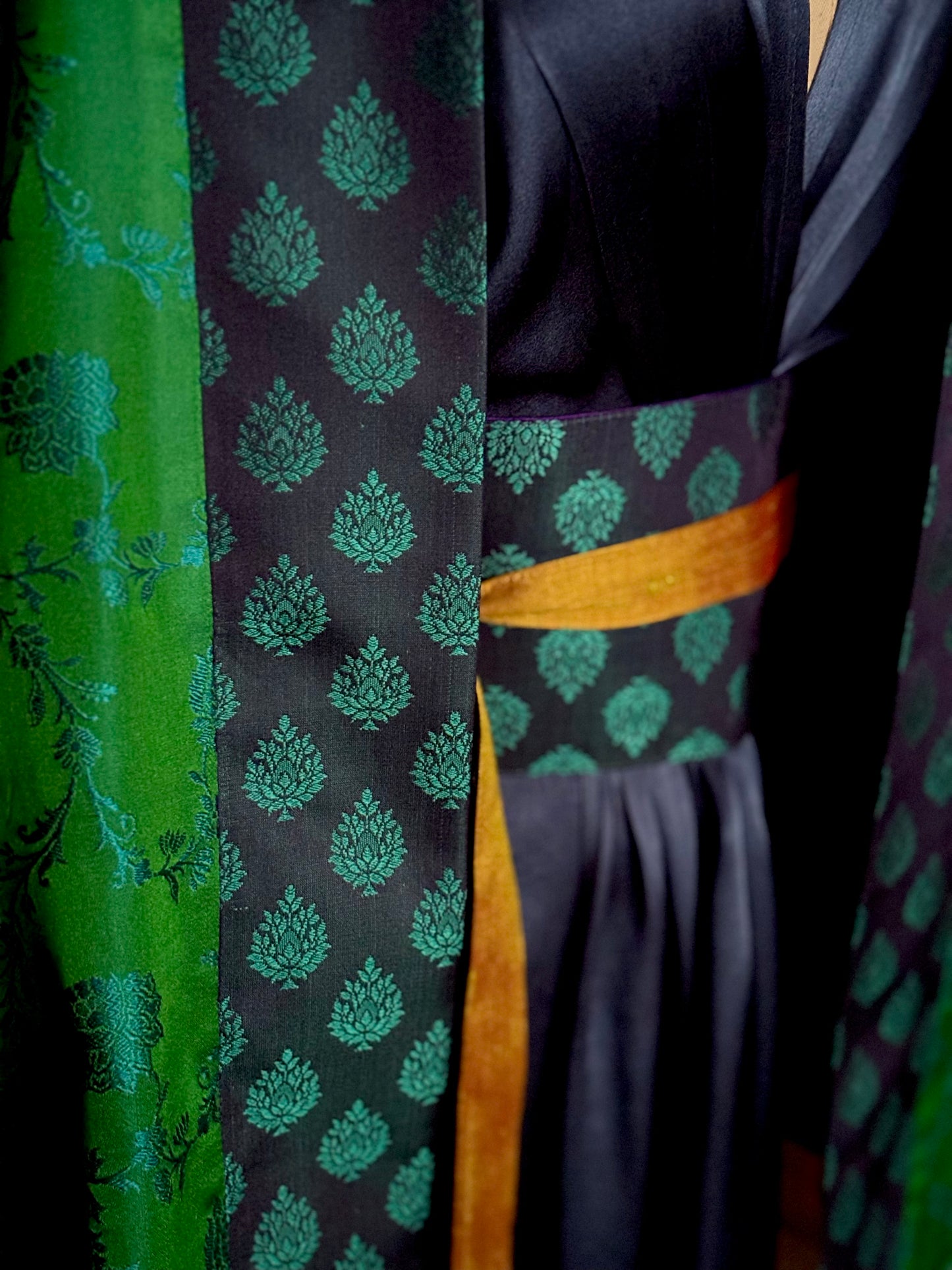 Kimono Seda TANCHOI verde