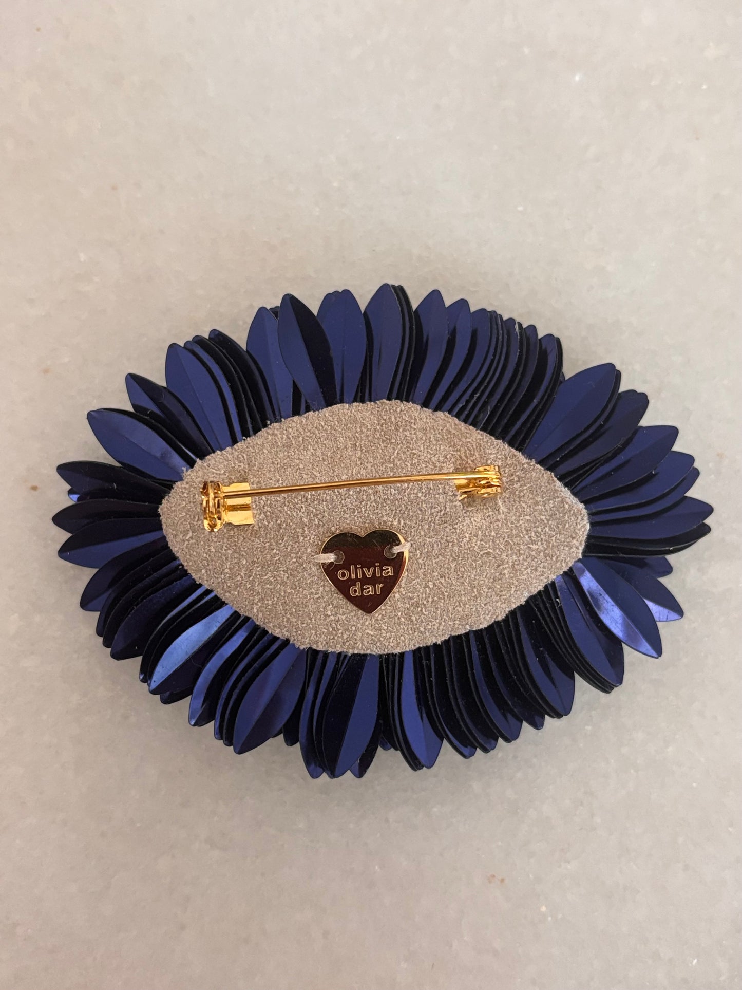 Broche Tinos azul