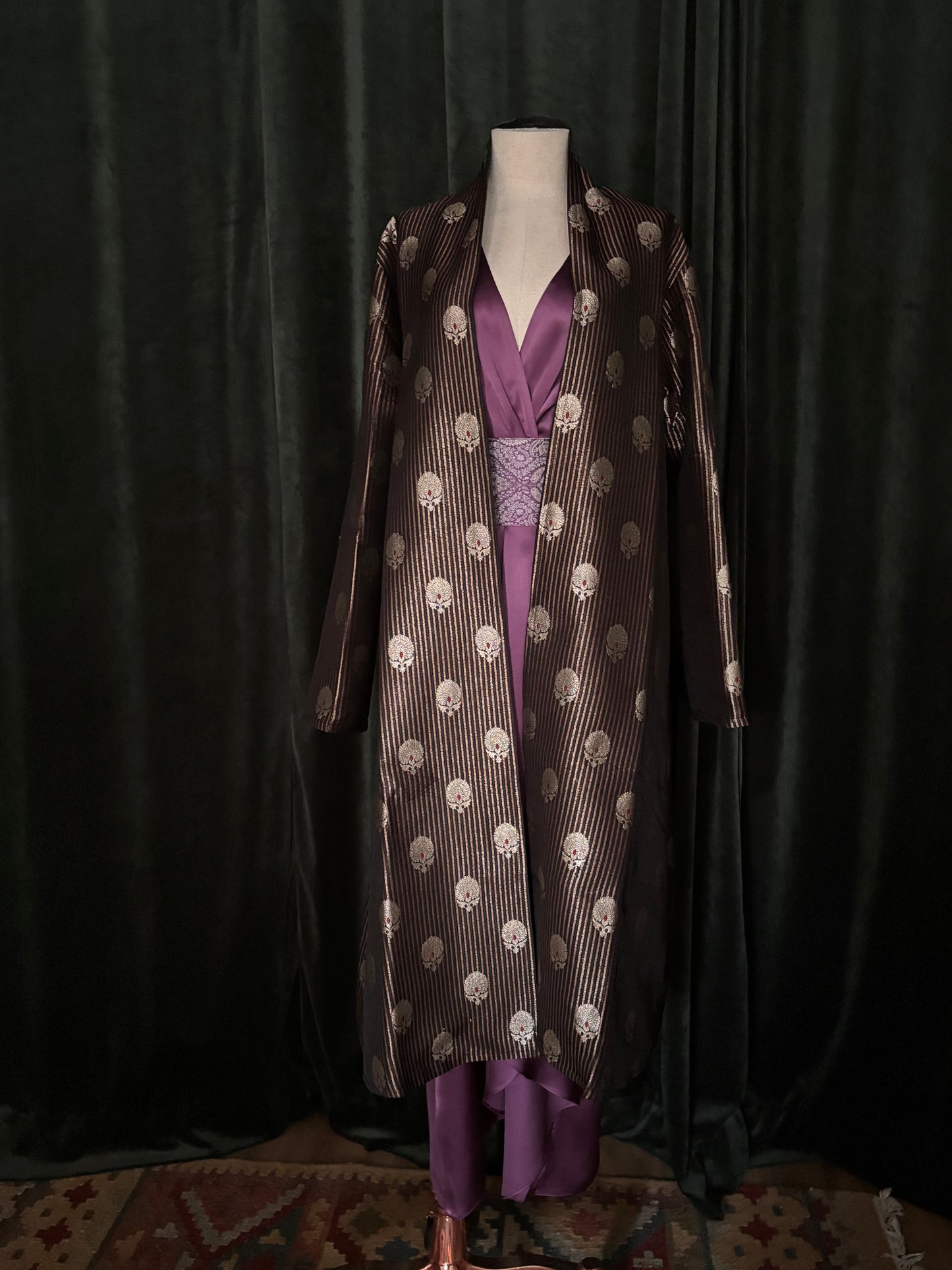 Overcoat Brocado BENARSI preto
