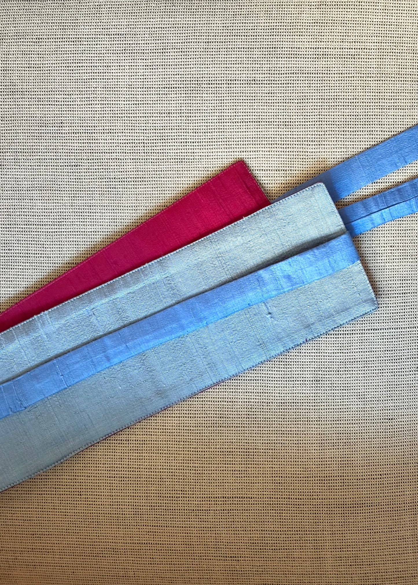 Cinto OBI azul/carmim