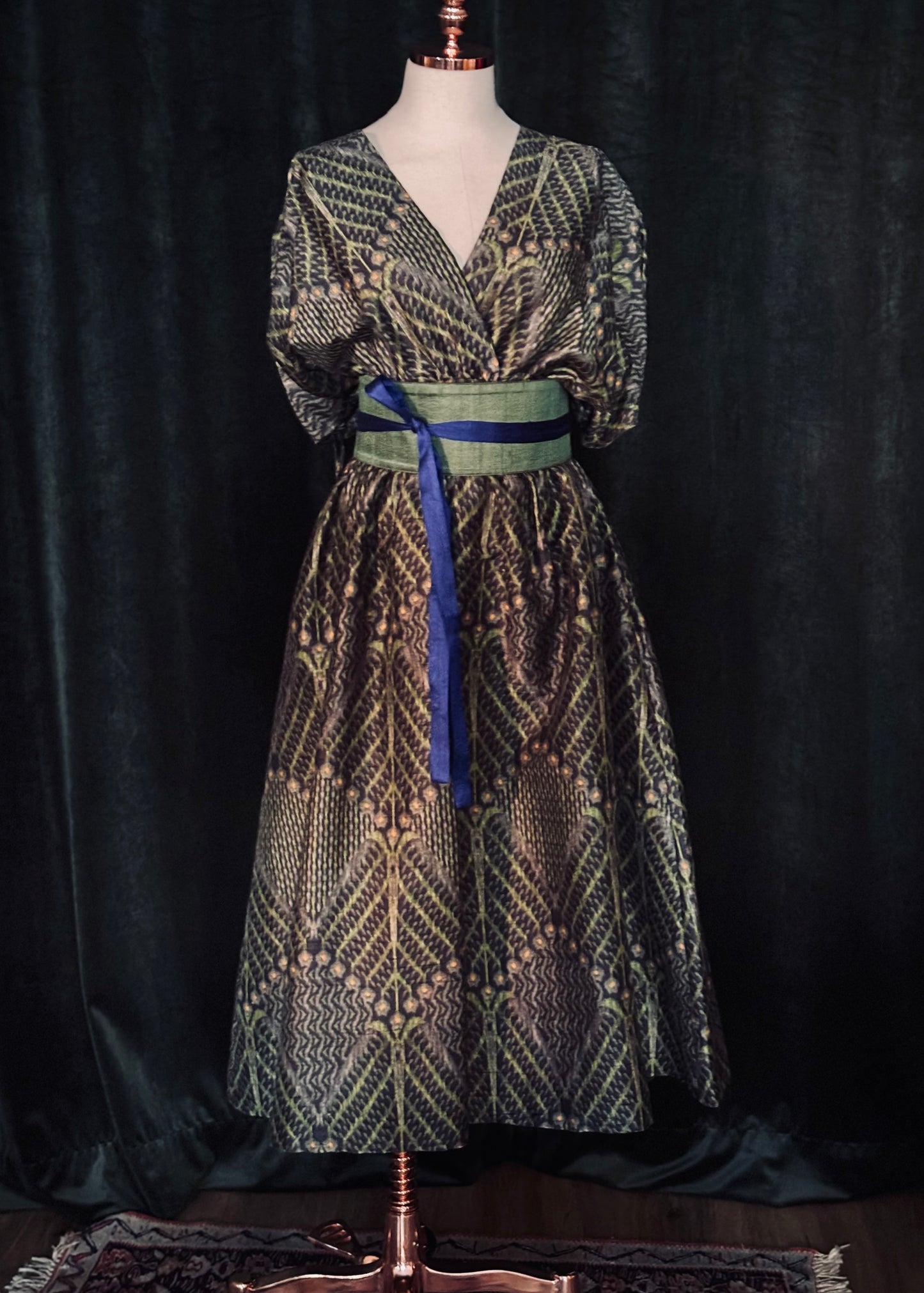 Vestido PATNA seda tussar
