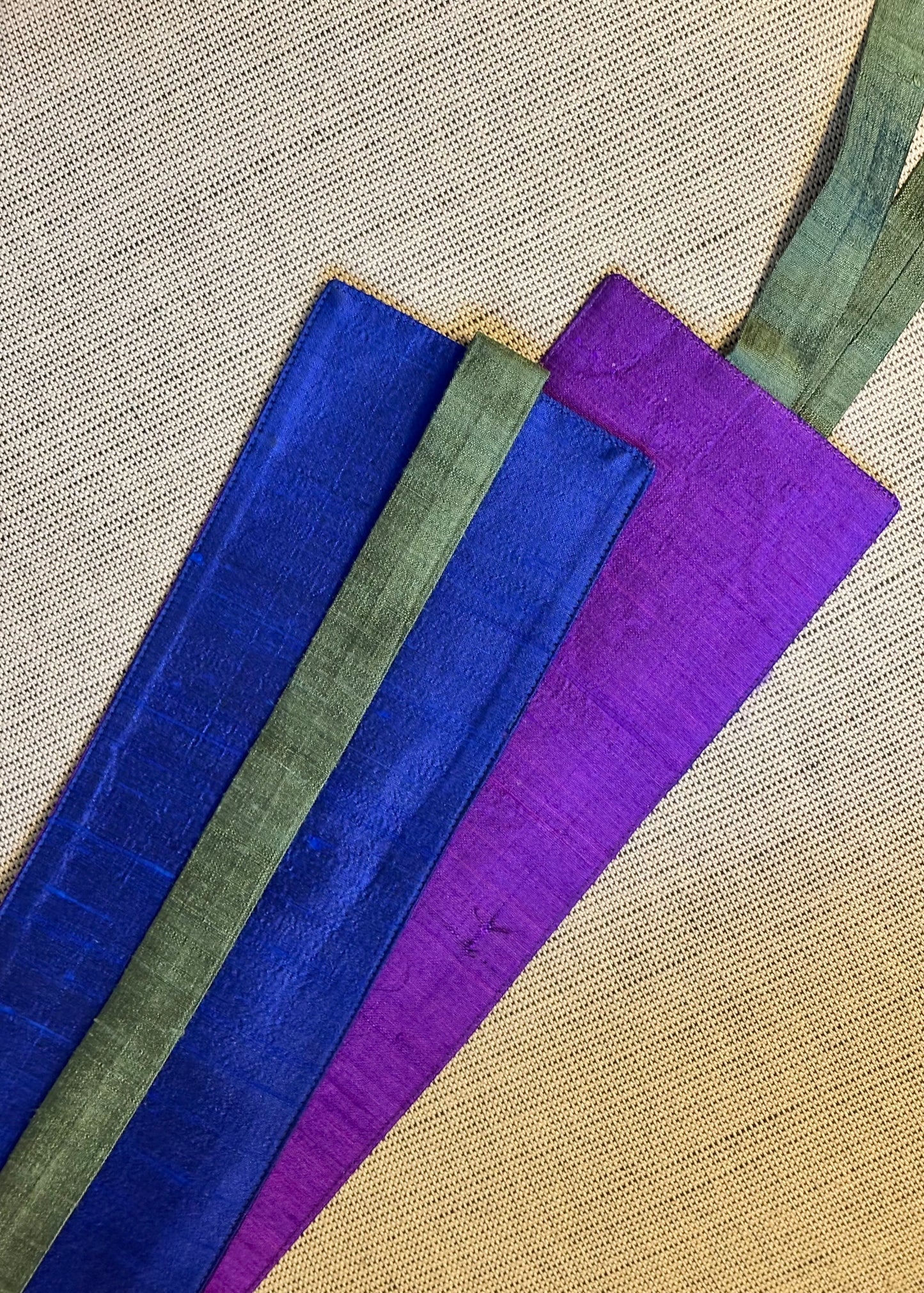 Cinto OBI azul/roxo