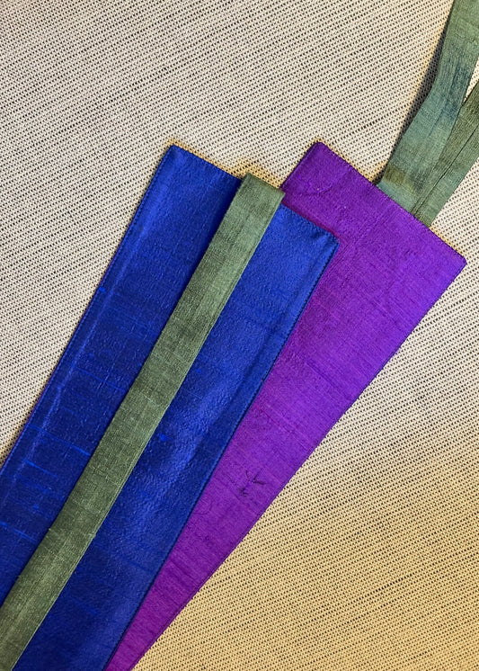 Cinto OBI azul/roxo