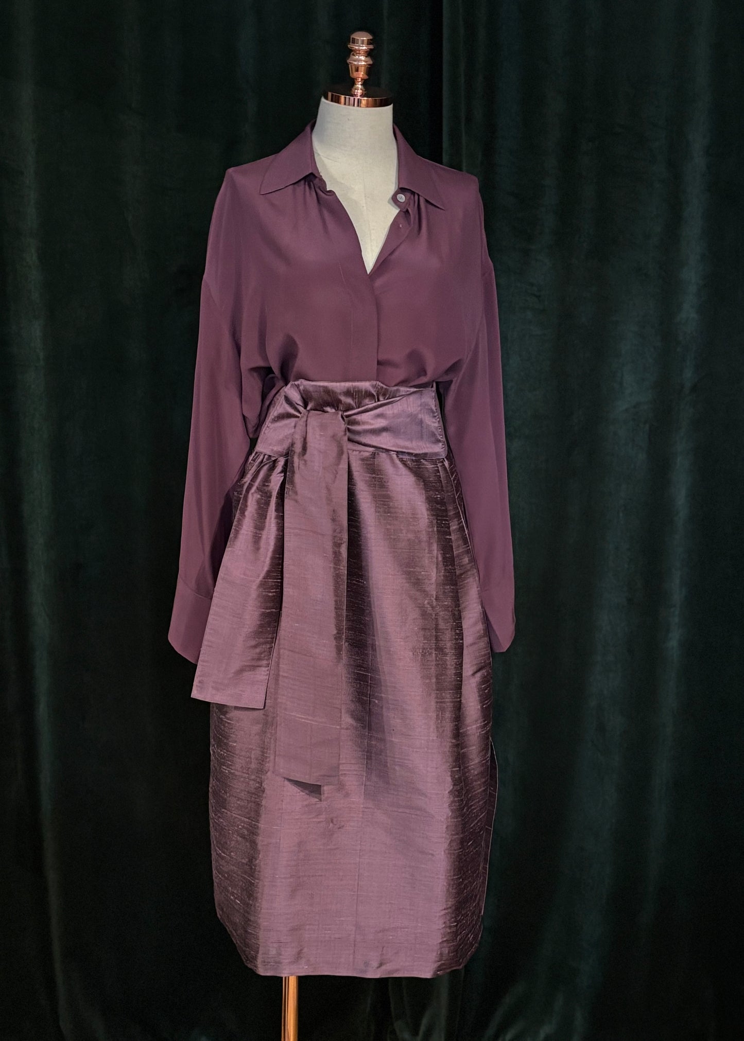 Chemise Seda MARGELAN ameixa