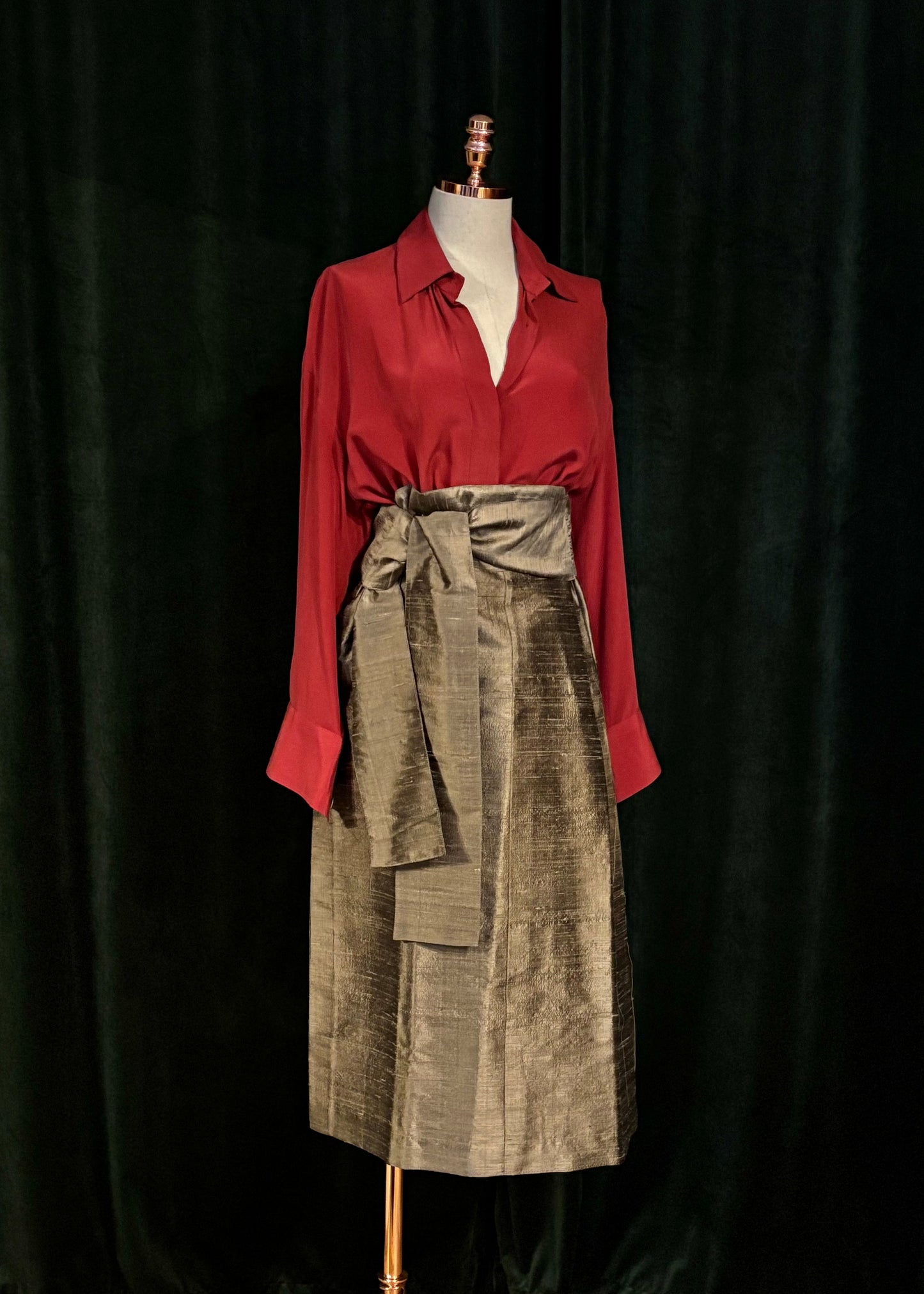 Chemise Seda MARGELAN rust red