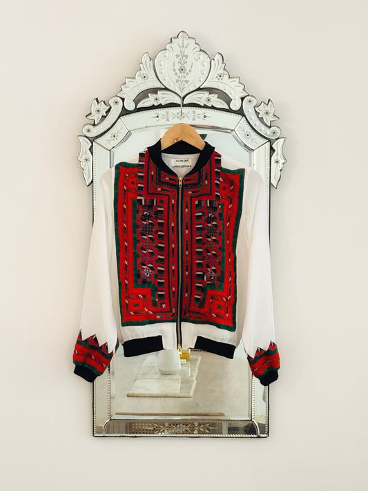 Bomber Baluchi  by Olivia Dar  branca