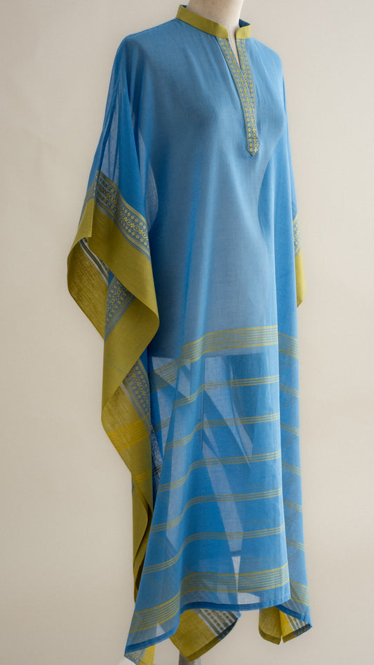 Royal blue Allepey caftan
