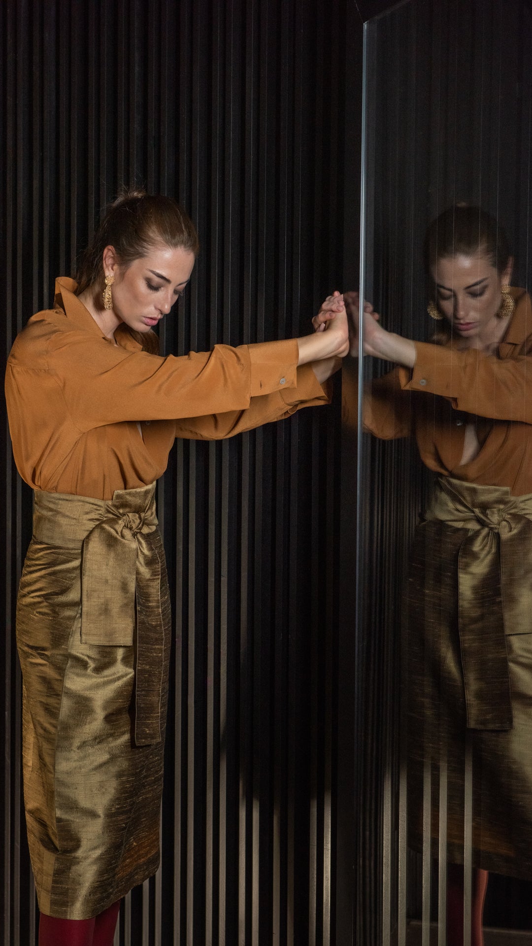 Chemise Seda MARGELAN ocre