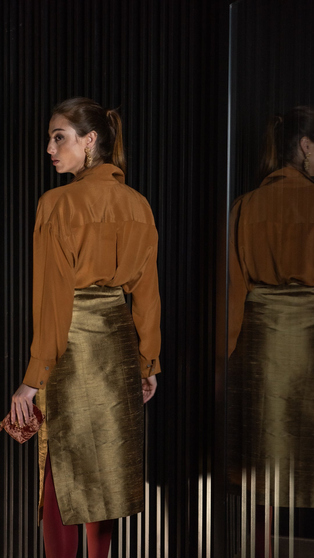 Chemise Seda MARGELAN ocre